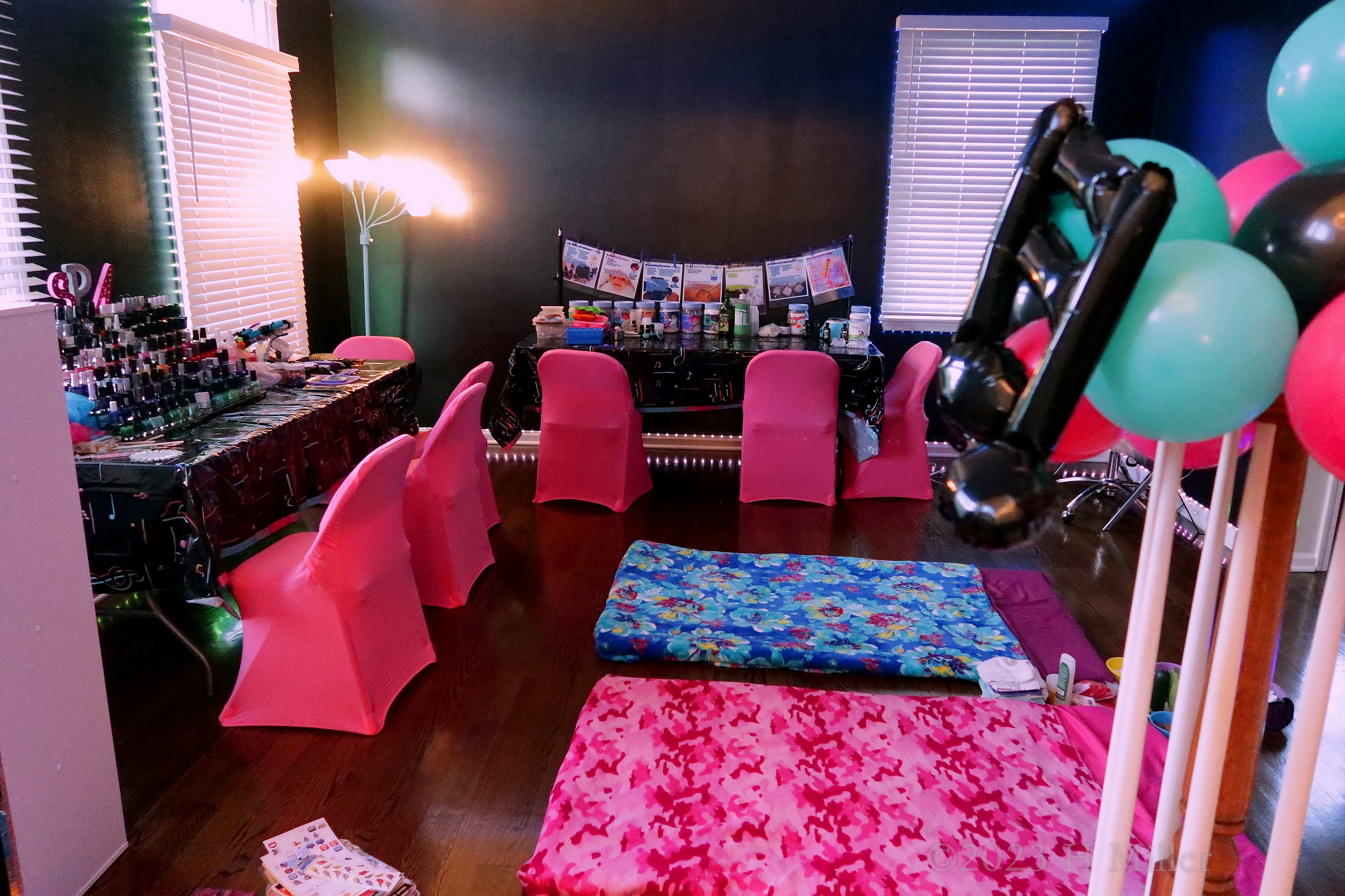 Milania's 11th Kids Spa Birthday Party Milania's 11th Kids Spa Birthday Party