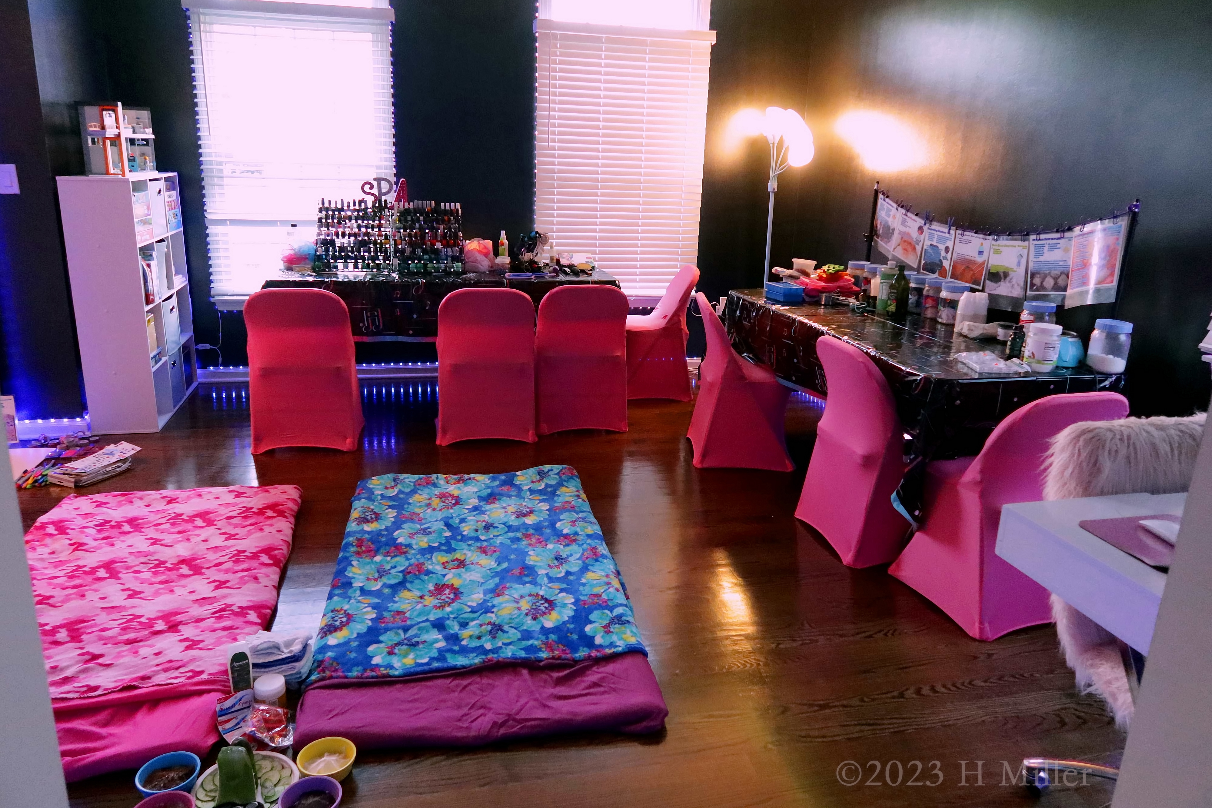 Milania's 11th Kids Spa Birthday Party 