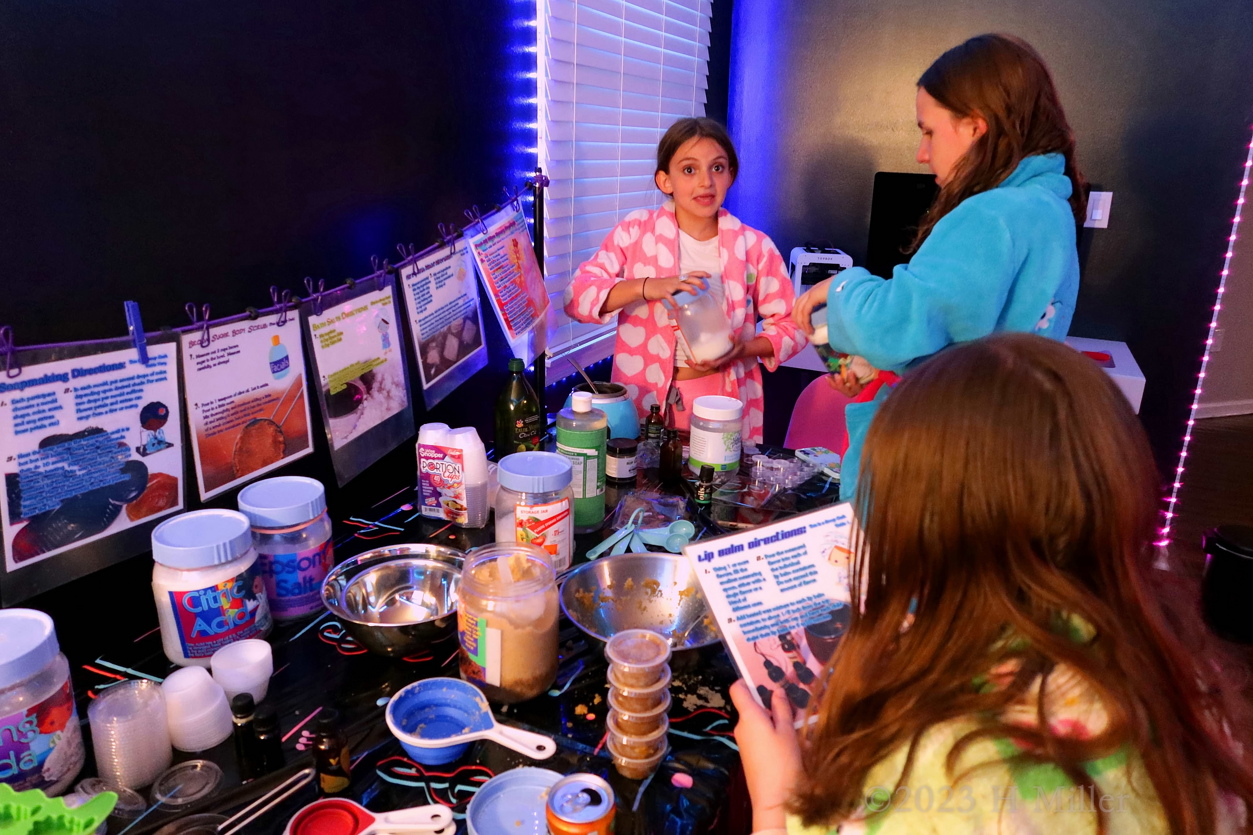 Milania's 11th Kids Spa Birthday Party 