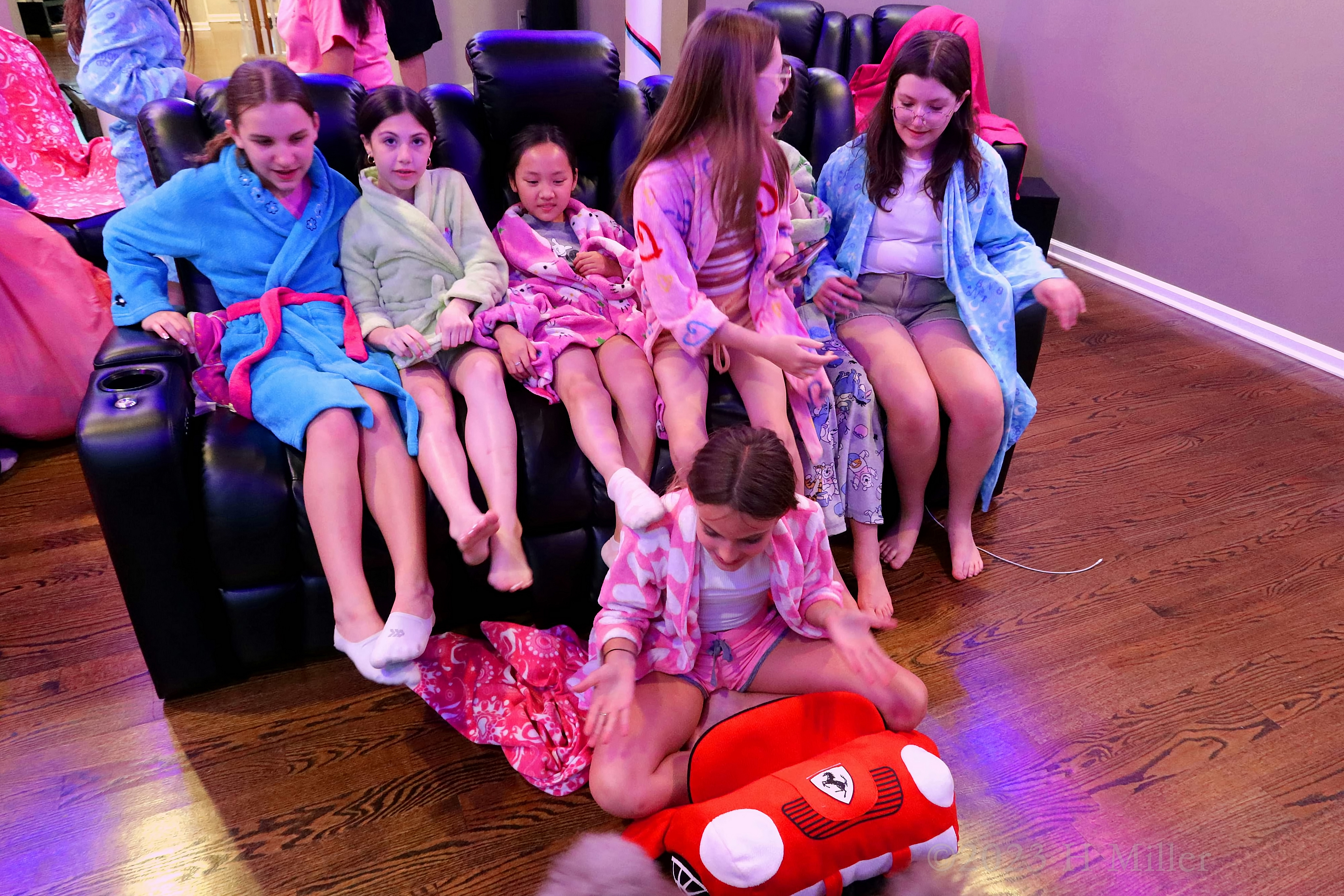 Milania's 11th Kids Spa Birthday Party