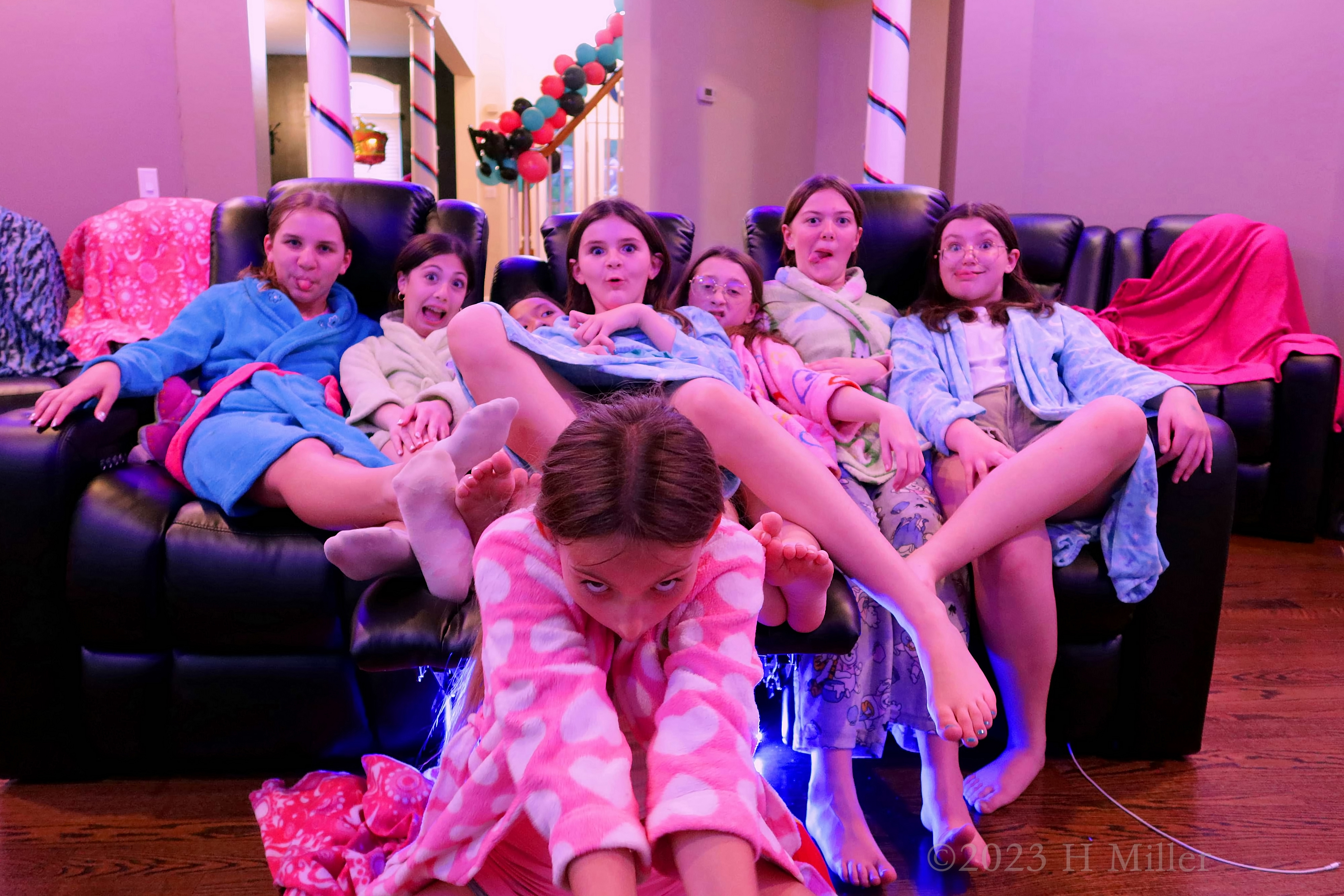 Milania's 11th Kids Spa Birthday Party