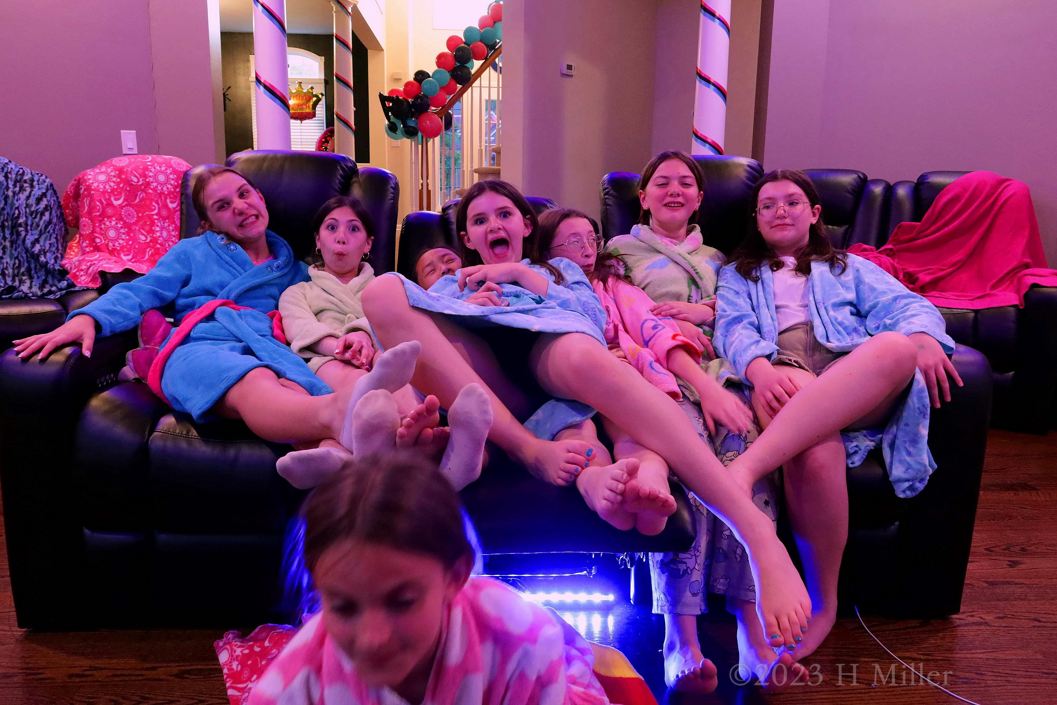 Milania's 11th Kids Spa Birthday Party