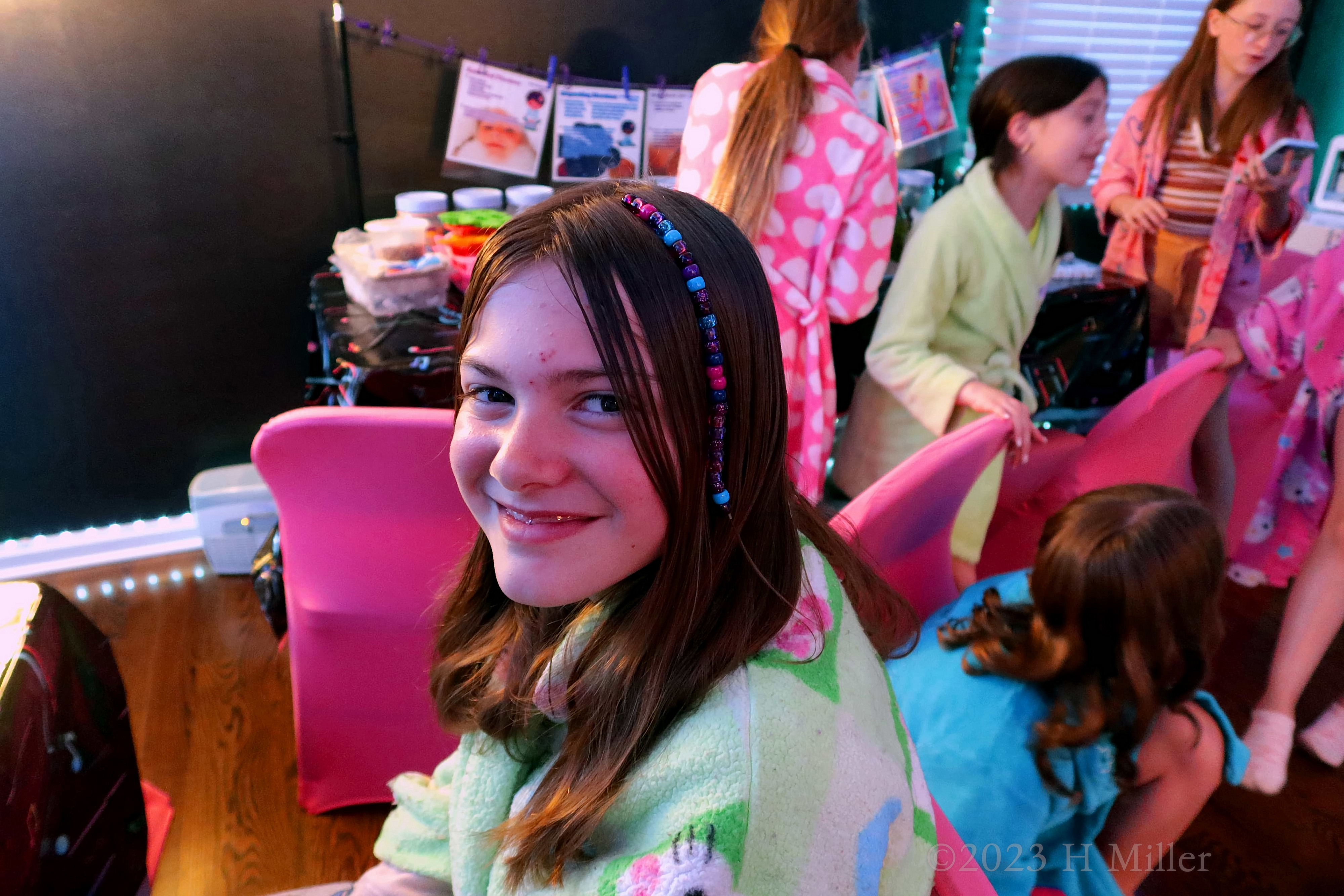 Milania's 11th Kids Spa Birthday Party