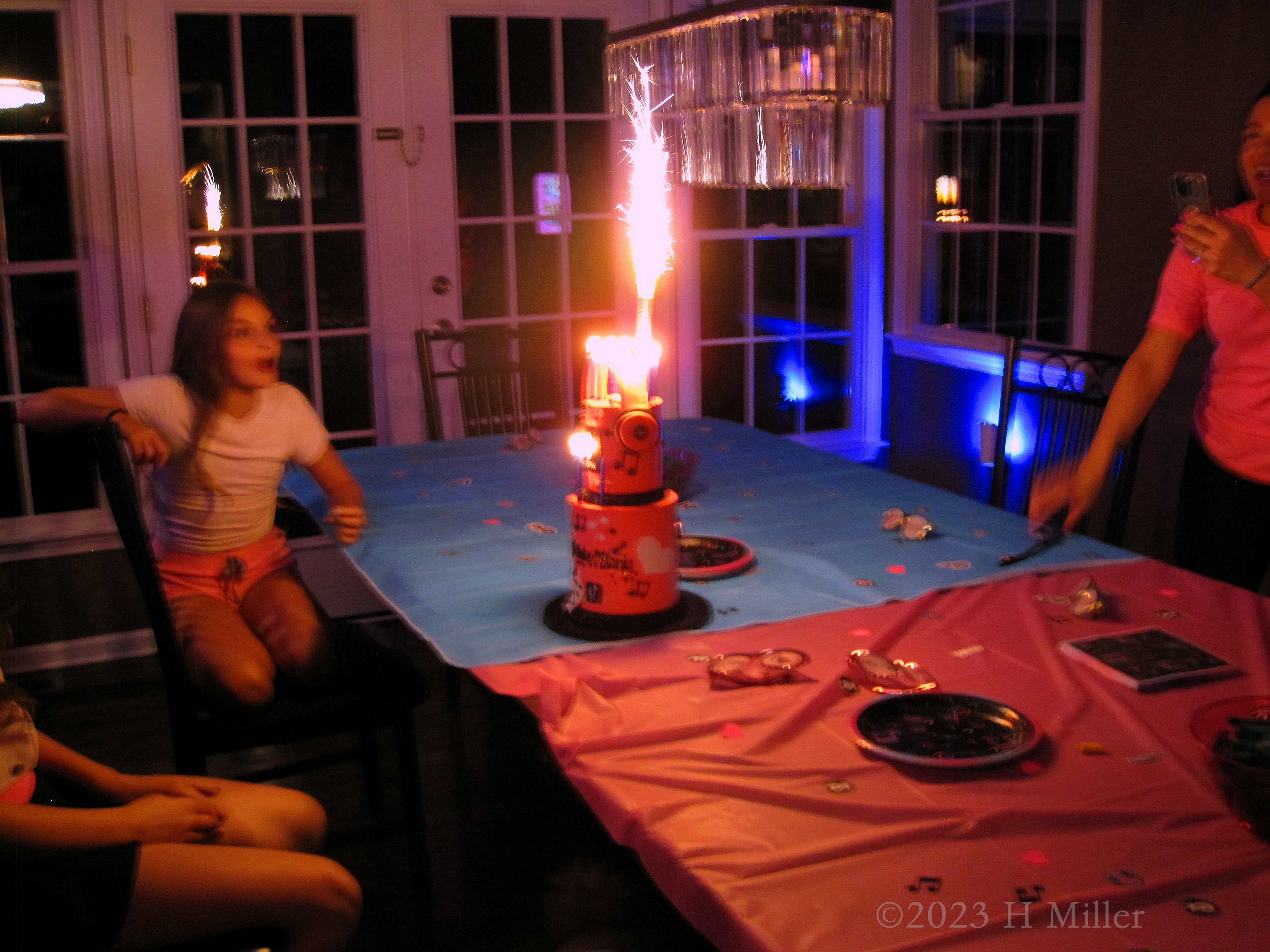 Milania's 11th Kids Spa Birthday Party