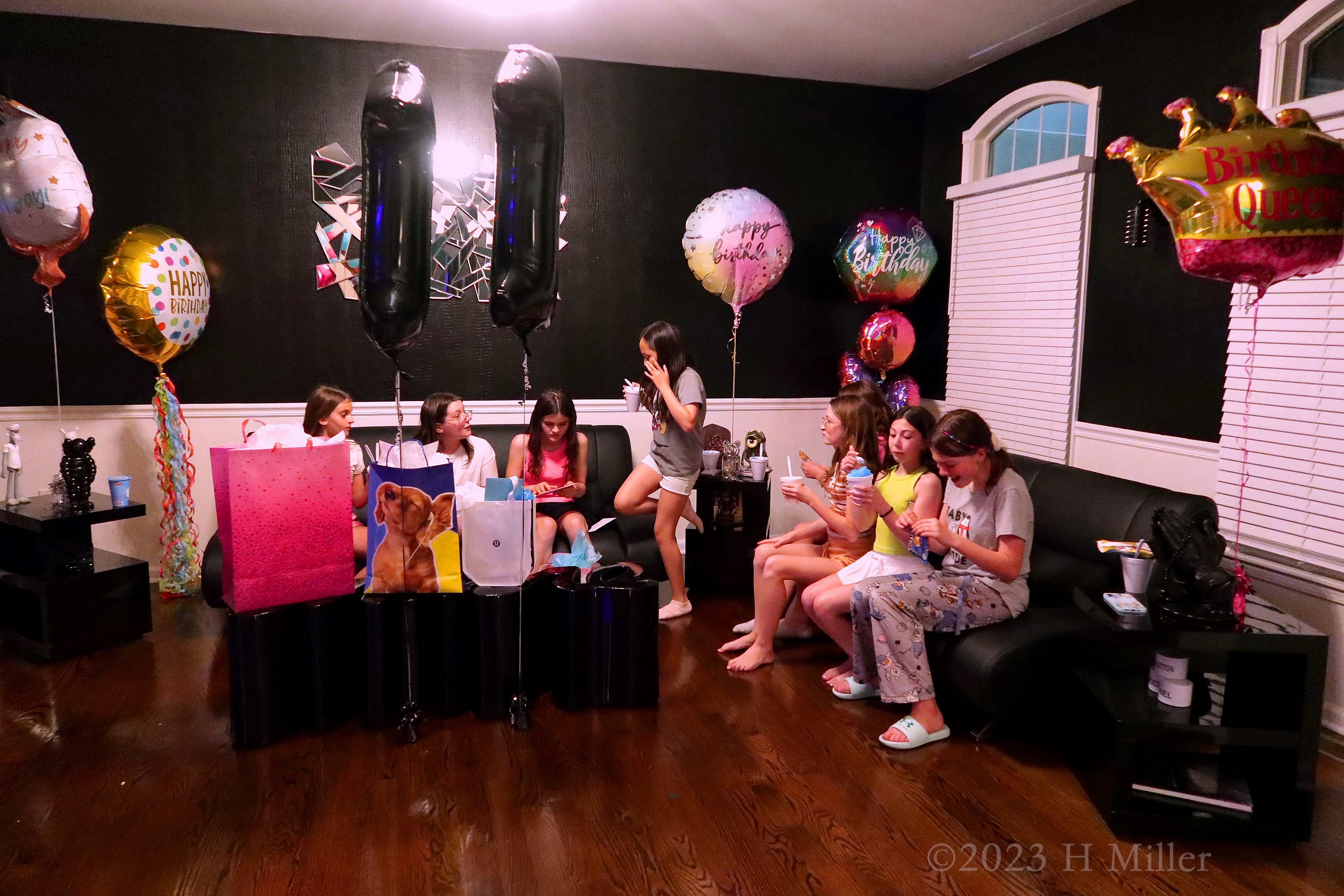 Milania's 11th Kids Spa Birthday Party