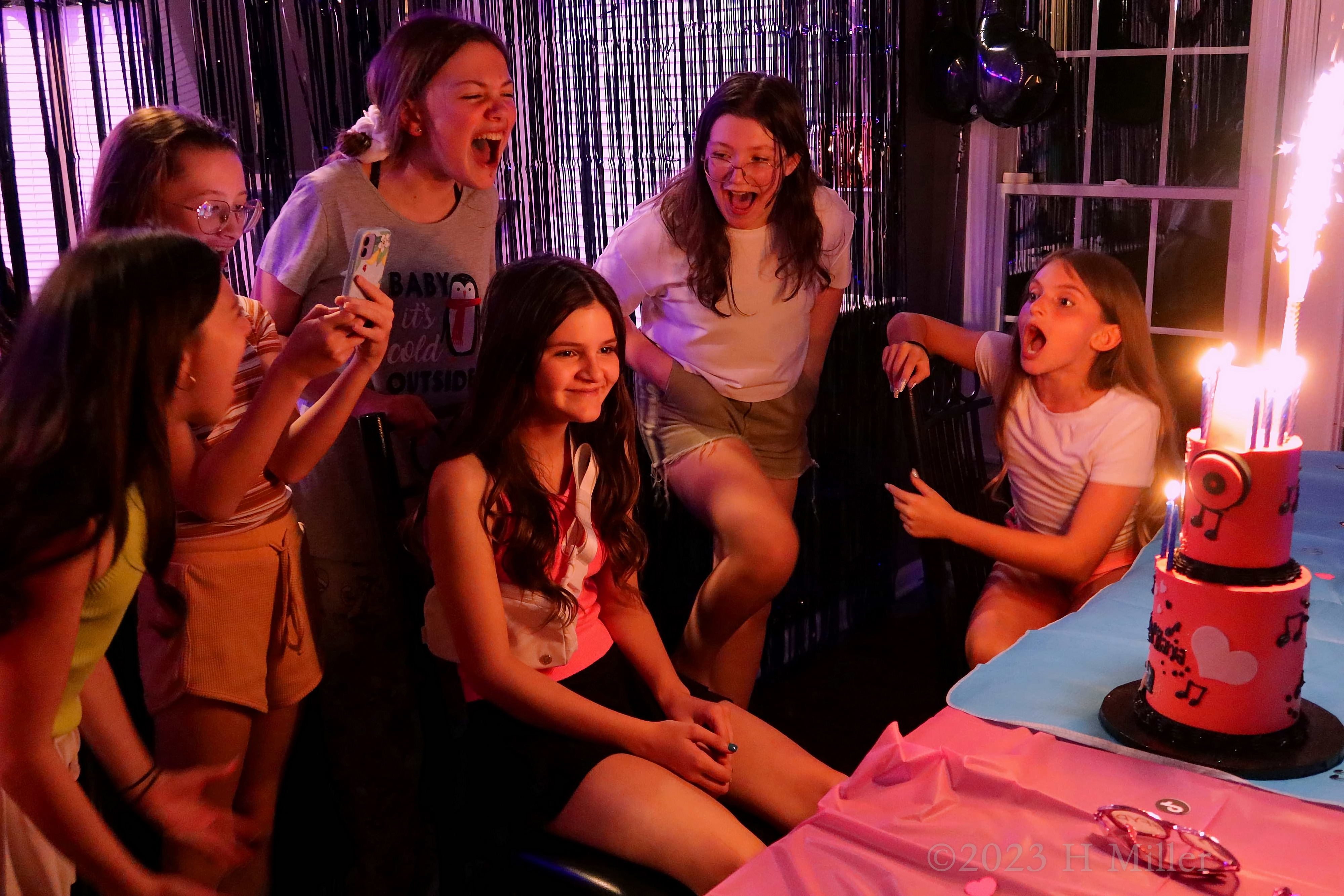 Milania's 11th Kids Spa Birthday Party 