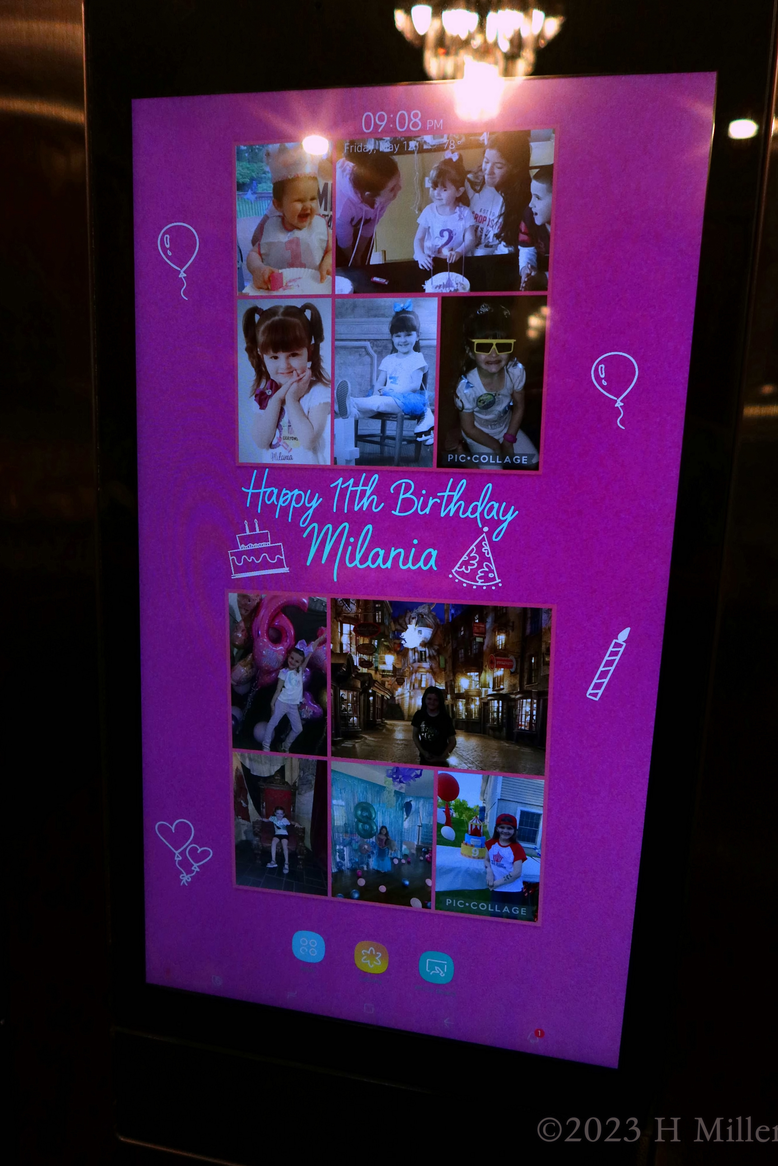 Milania's 11th Kids Spa Birthday Party 