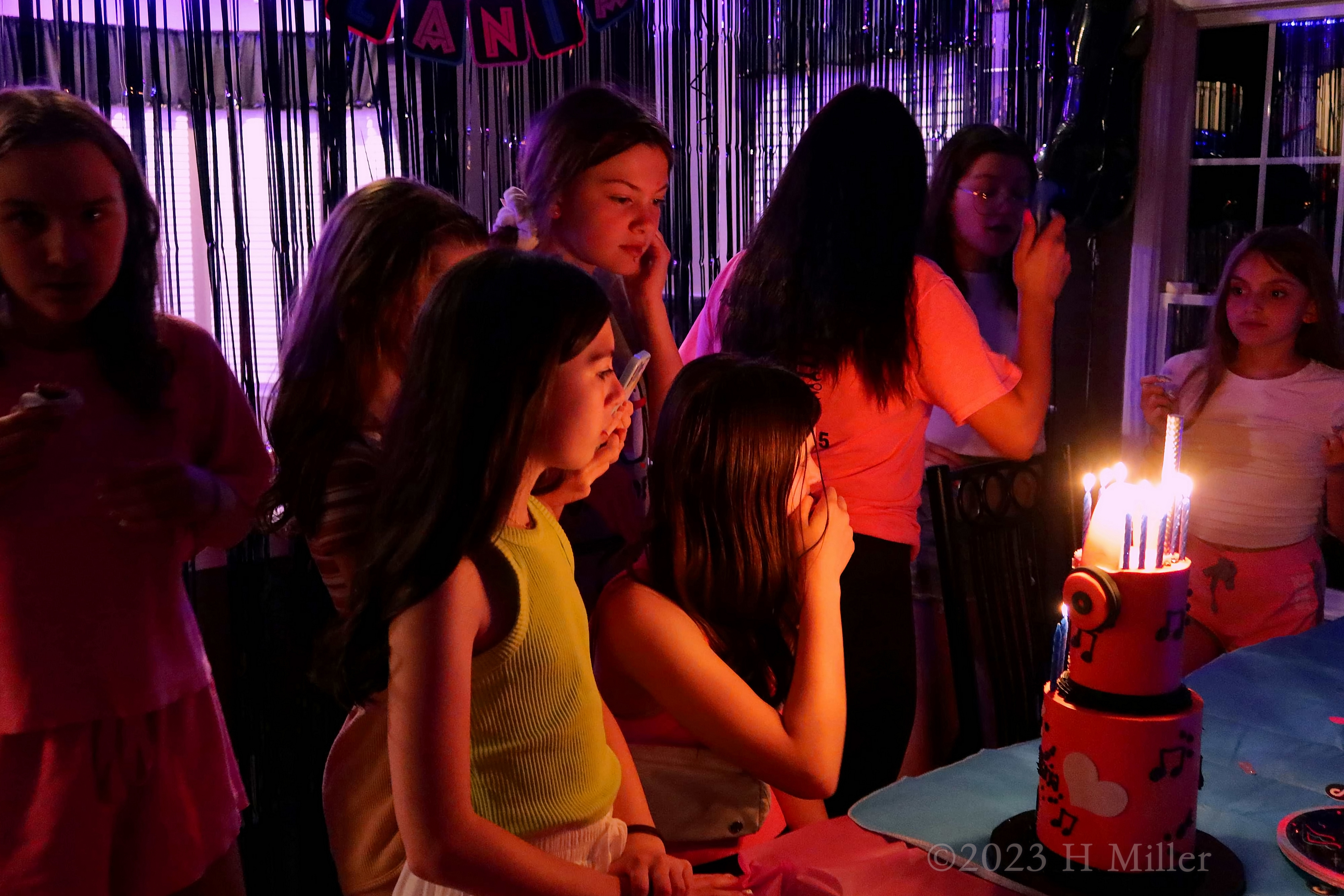 Milania's 11th Kids Spa Birthday Party