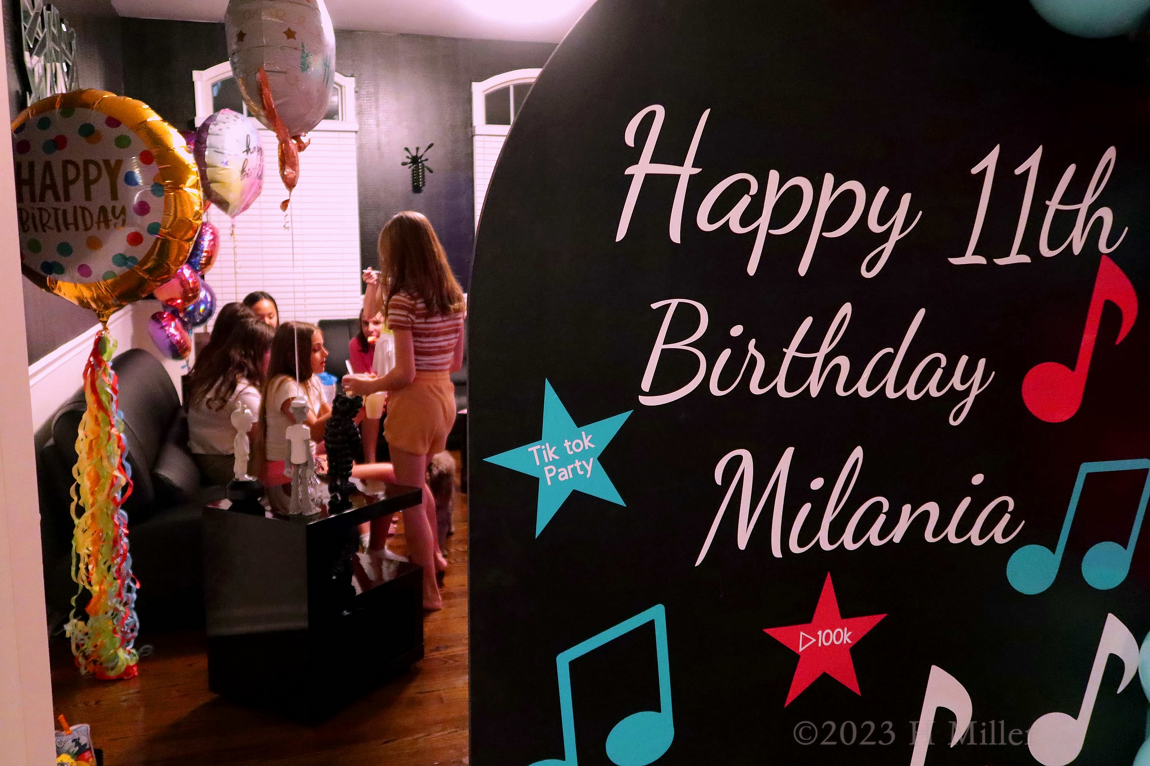 Milania's 11th Kids Spa Birthday Part
