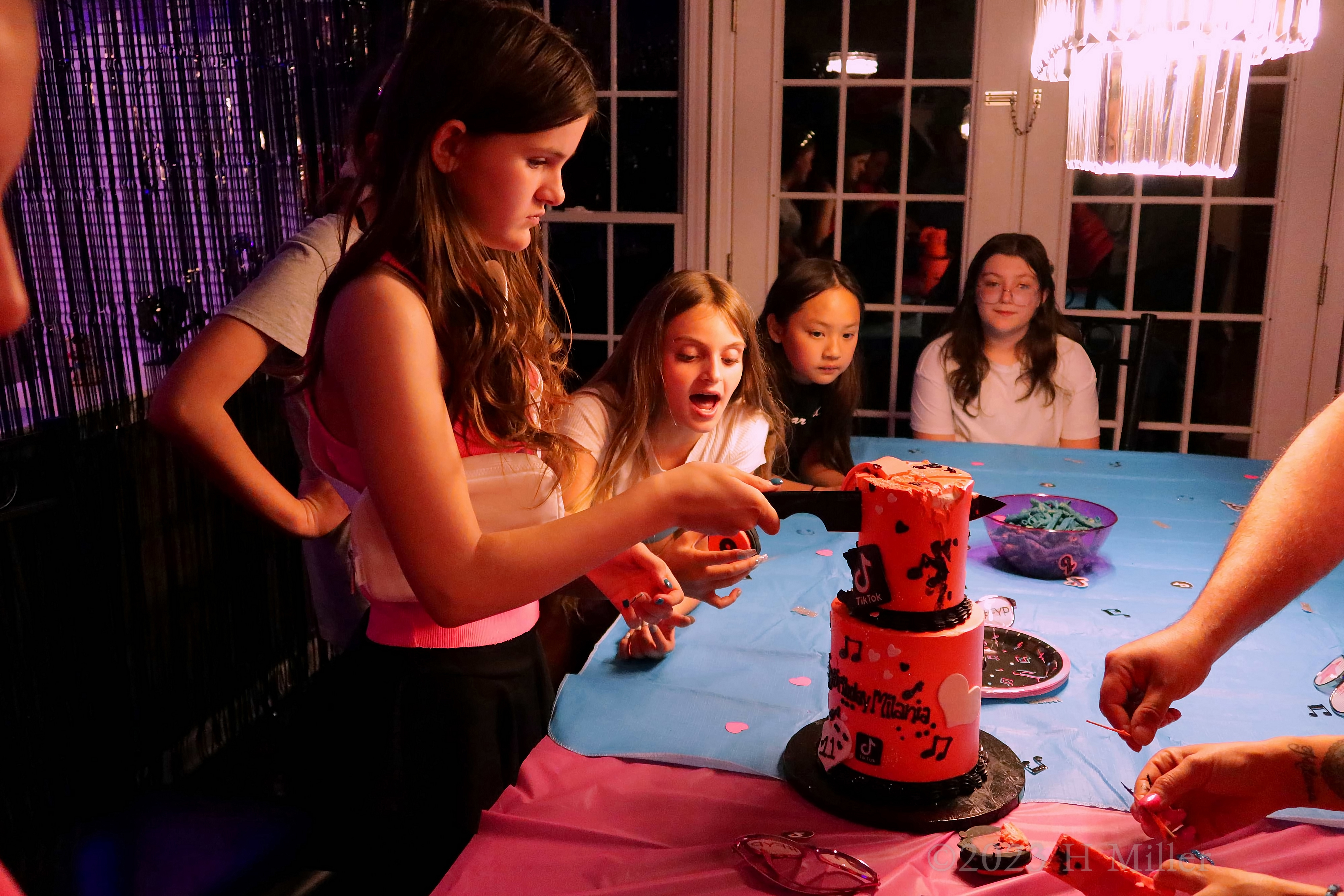 Milania's 11th Kids Spa Birthday Party