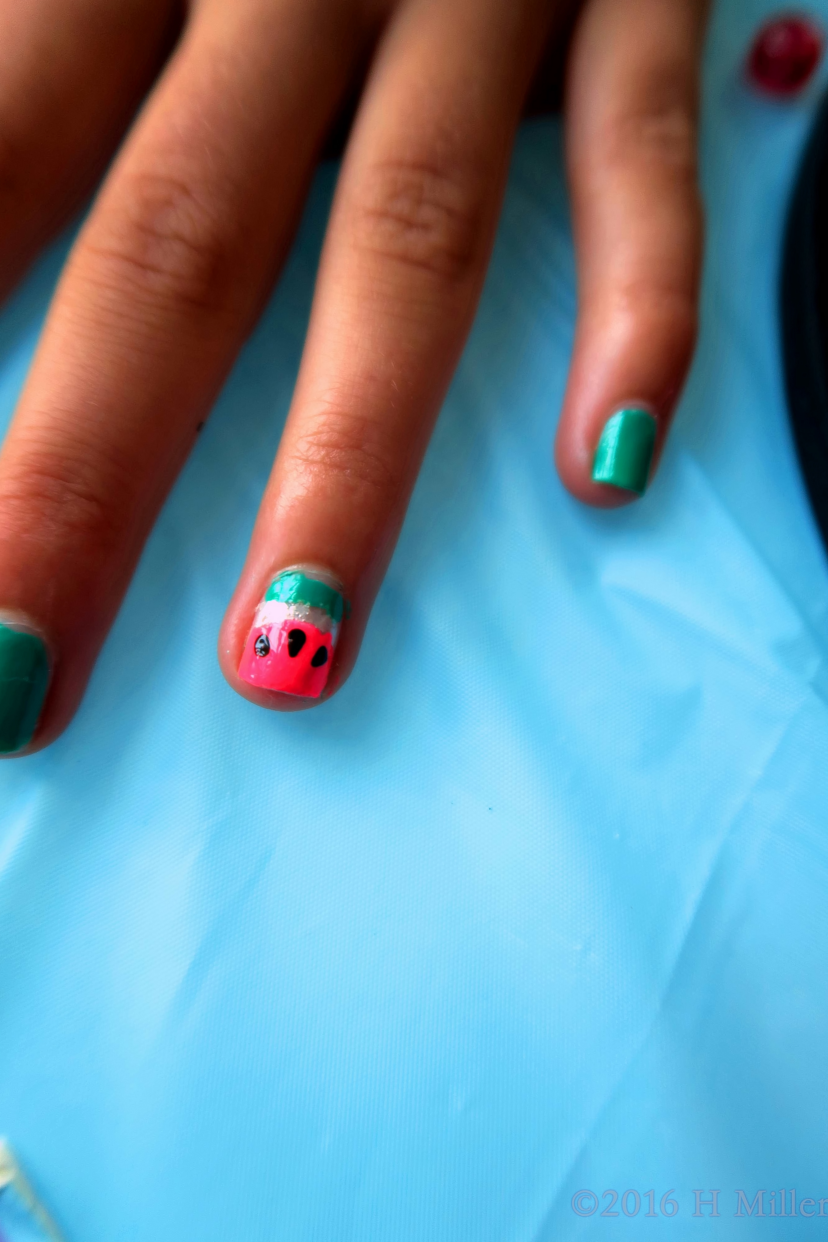 Cute Watermelon Mini Mani 