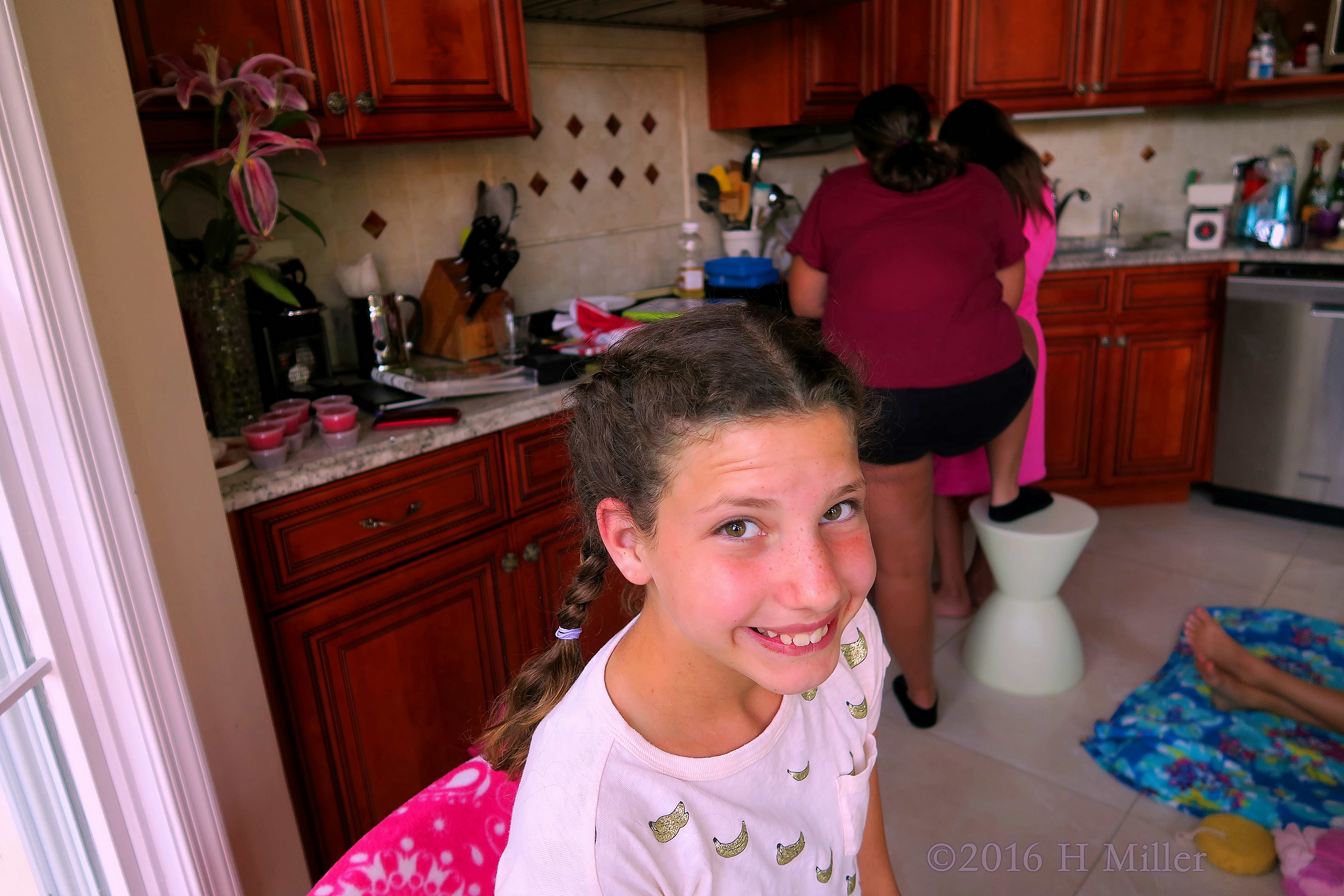 She Loves Her Cute French Braid Ponytail. She Loves Her Cute French Braid Ponytail.