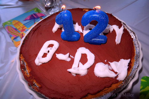 Adorable Homemade Twelfth Birthday Cake Adorable Homemade Twelfth Birthday Cake