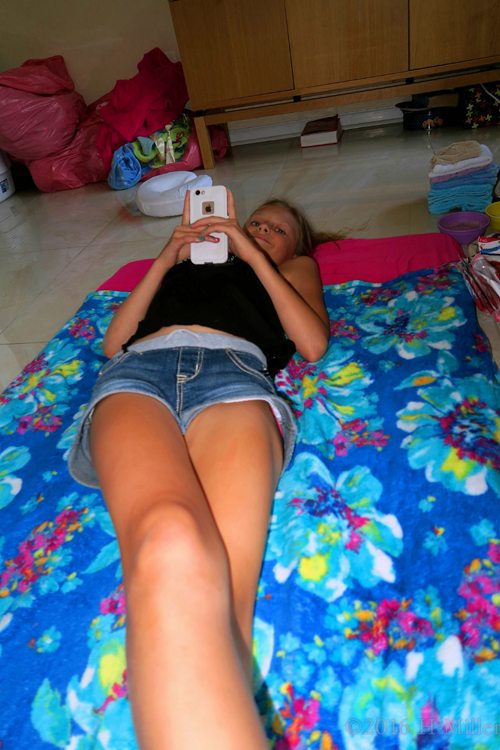 Hanging Out On Her Phone Hanging Out On Her Phone