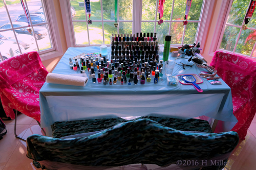 The Manicure Table Is Set Up The Manicure Table Is Set Up