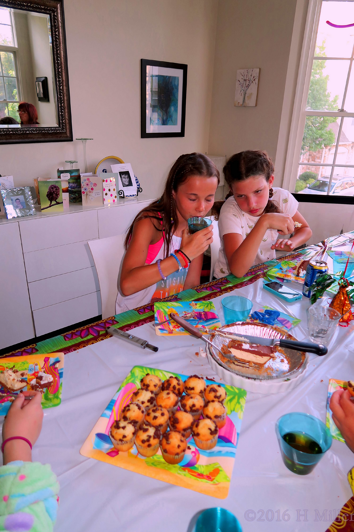 Chatting During Cake 