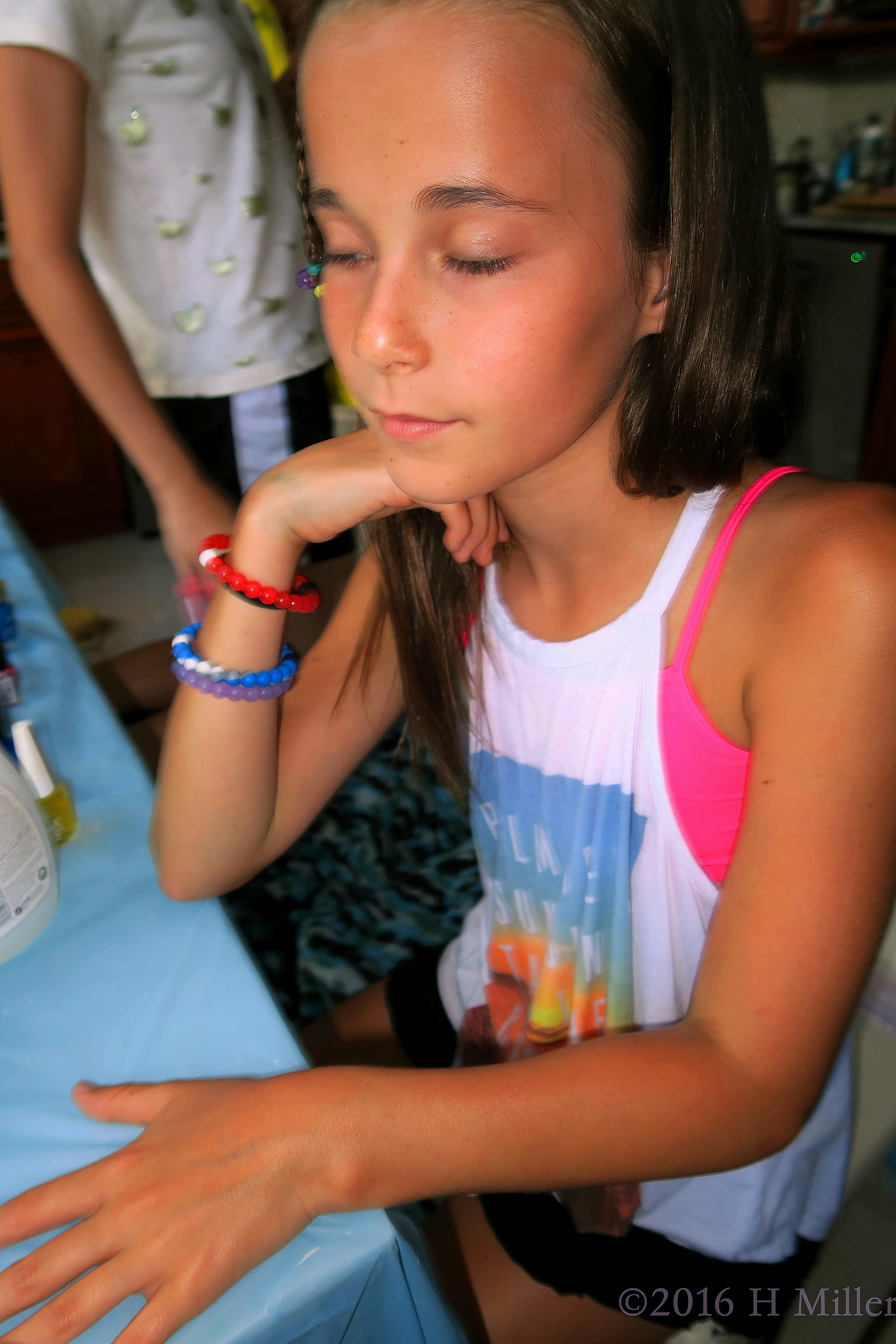 Relaxed And Getting Her Manicure Done Relaxed And Getting Her Manicure Done