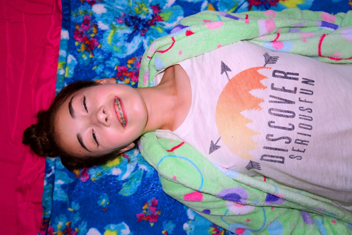 She's Super Ready For Kids Facials! She's Super Ready For Kids Facials!