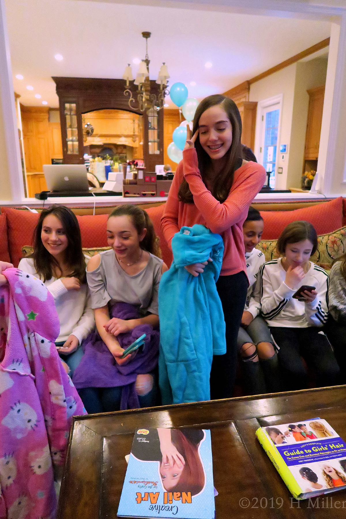 Choosing Their Favorite Spa Robes For The Spa Party! 