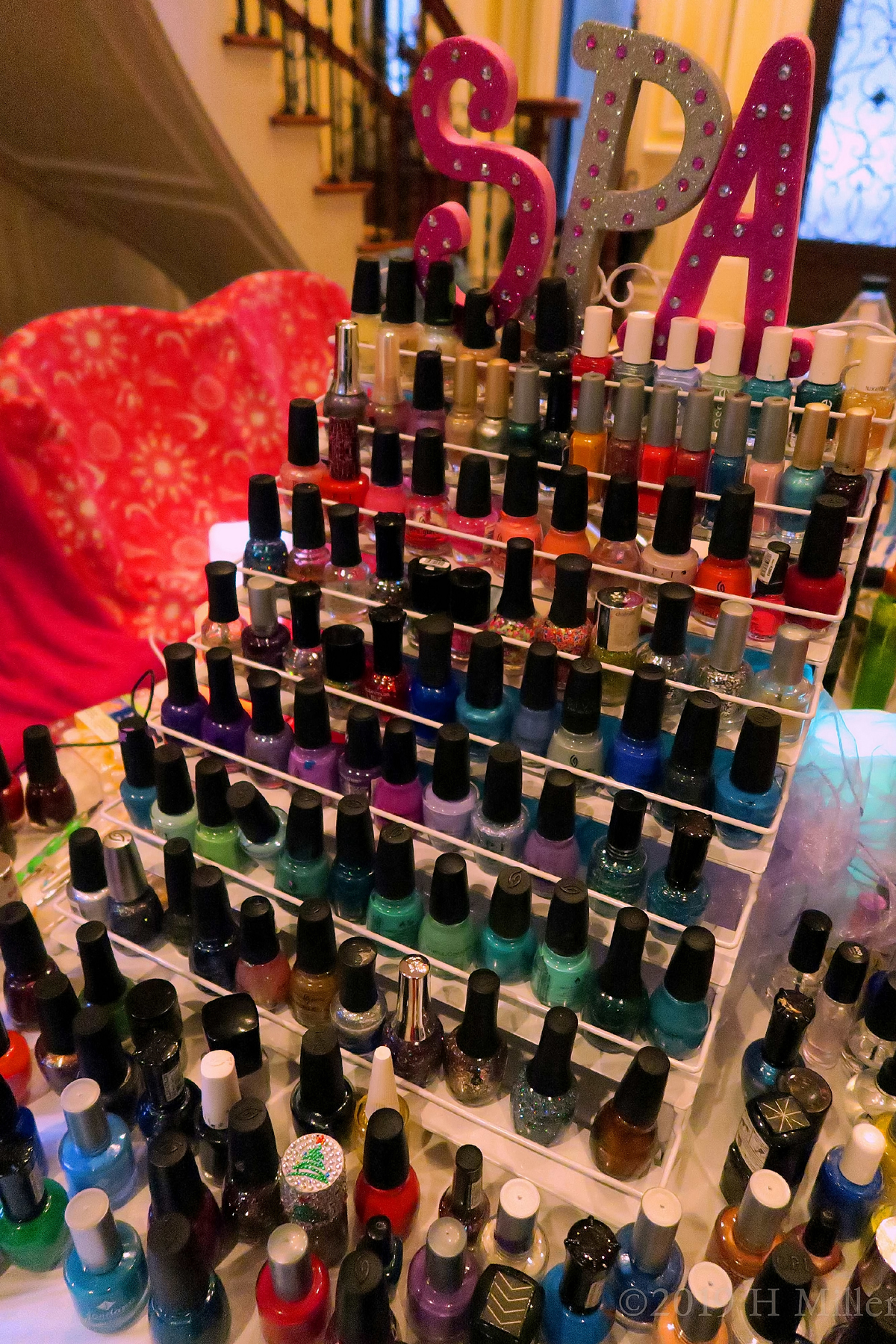 So Many Nail Polishes To Choose From At The Nail Salon For Kids! 