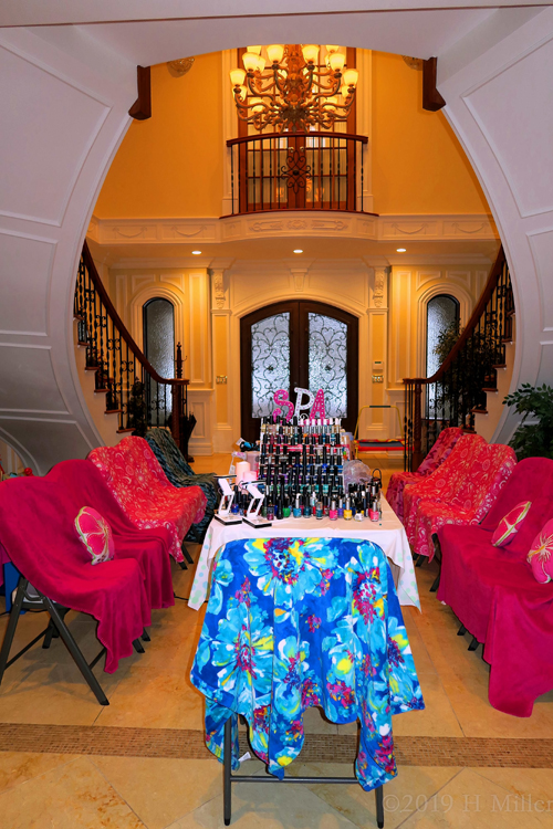 Another View Of The Kids Manicure Table At The Spa Party For Girls! Another View Of The Kids Manicure Table At The Spa Party For Girls!