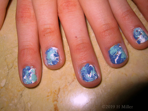 Marbly Nail Design Close Up! Marbly Nail Design Close Up!