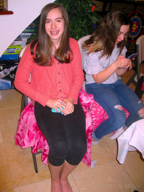 Smiles And Smiles! The Birthday Girl Smiles After Her Pedicure For Kids! Smiles And Smiles! The Birthday Girl Smiles After Her Pedicure For Kids!