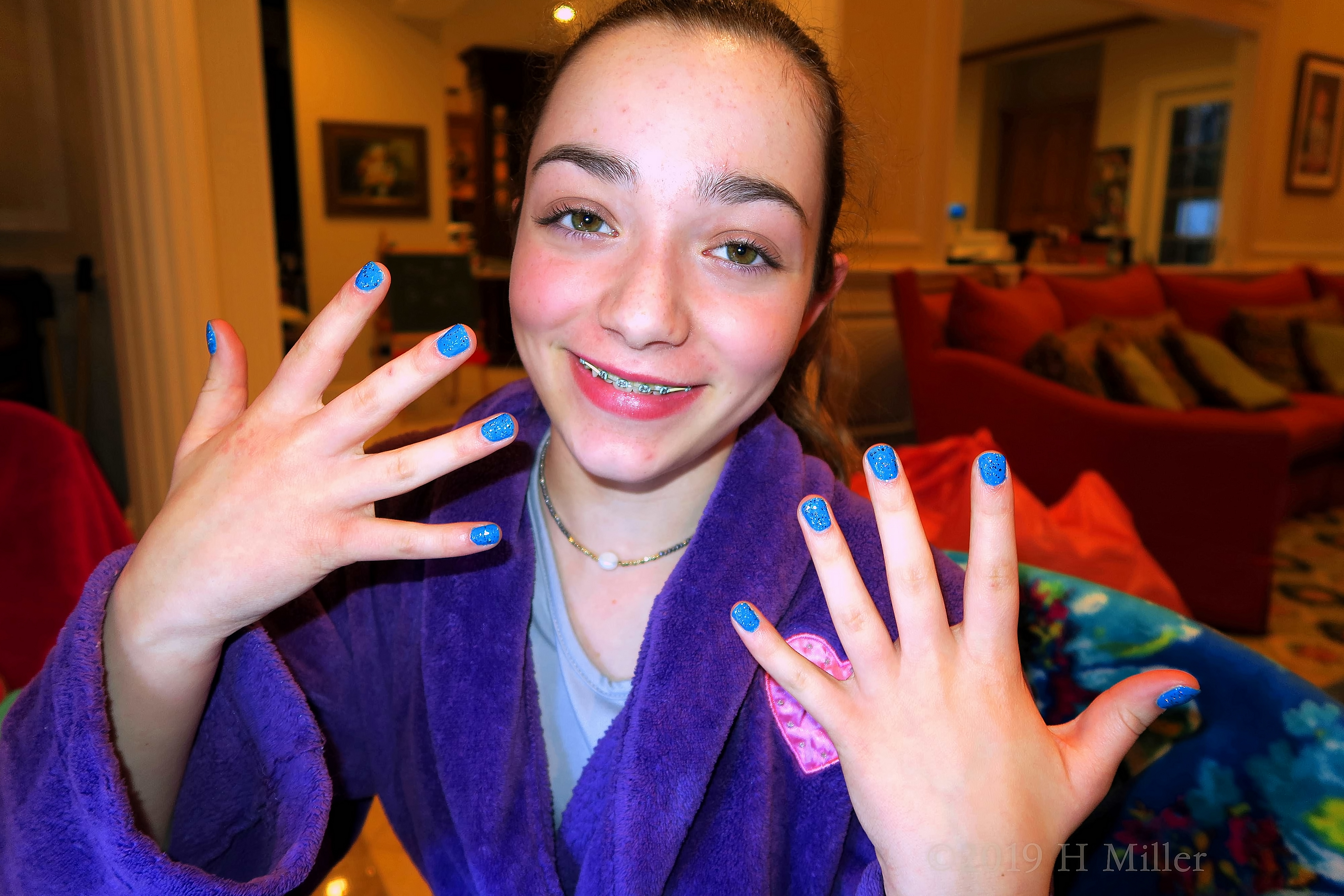 She Loves It! Her Pretty Kids Manicure Is Just What She Wanted!
