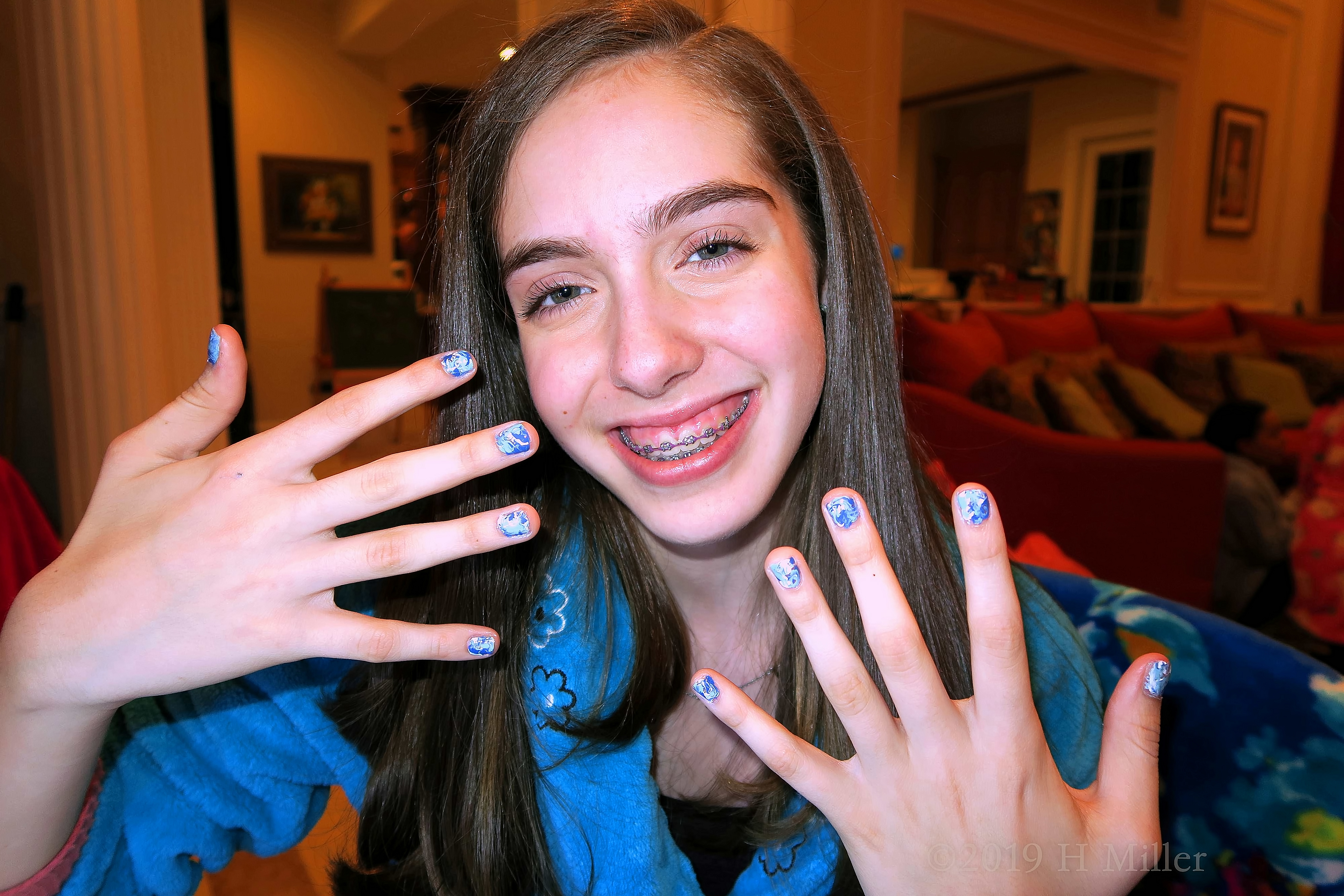 The Birthday Girl Smiles! After Kids Manicures, A Happy Birthday Girl! The Birthday Girl Smiles! After Kids Manicures, A Happy Birthday Girl!