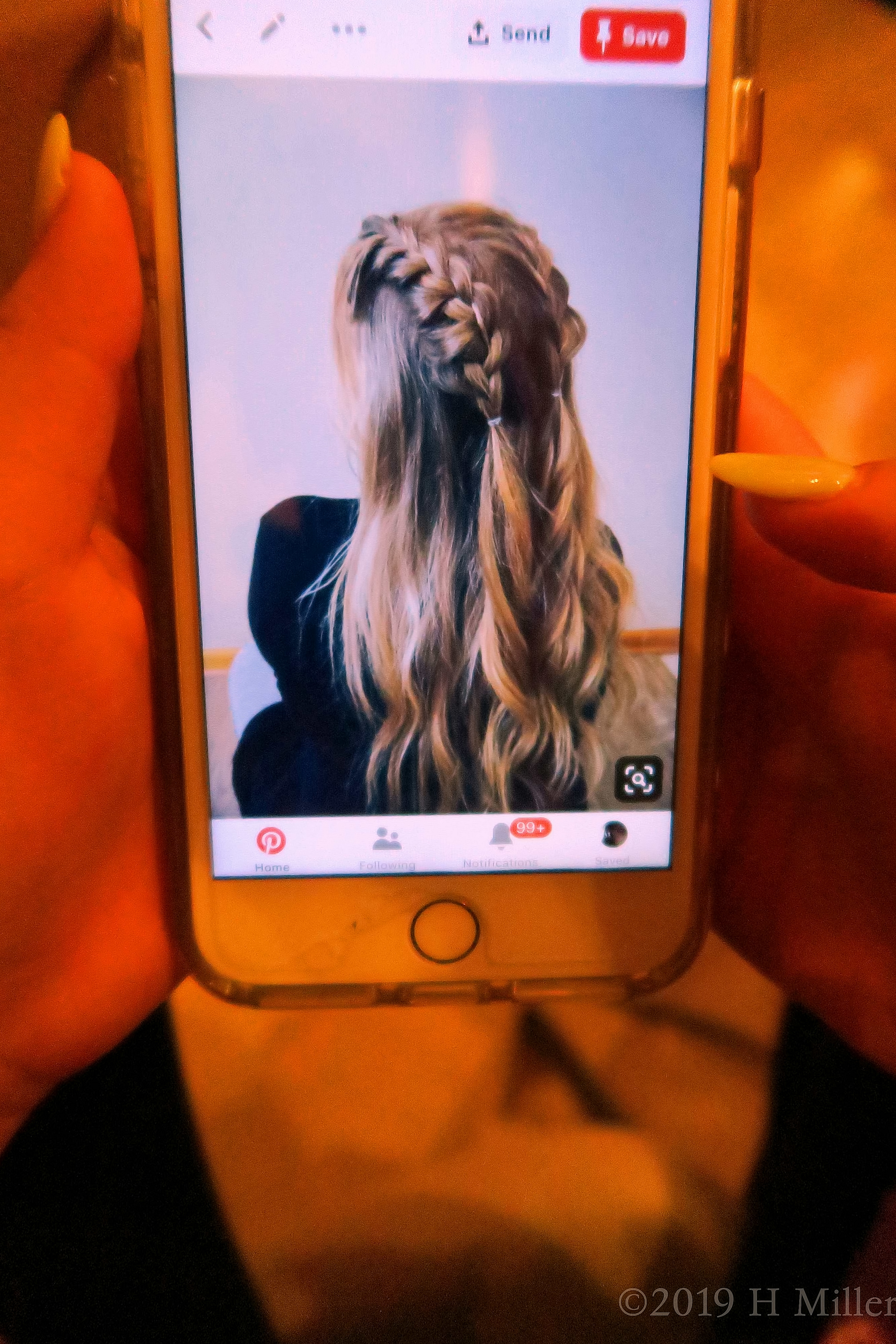 The Pinterest Photo That Inspired Her Girls Hairstyle! 