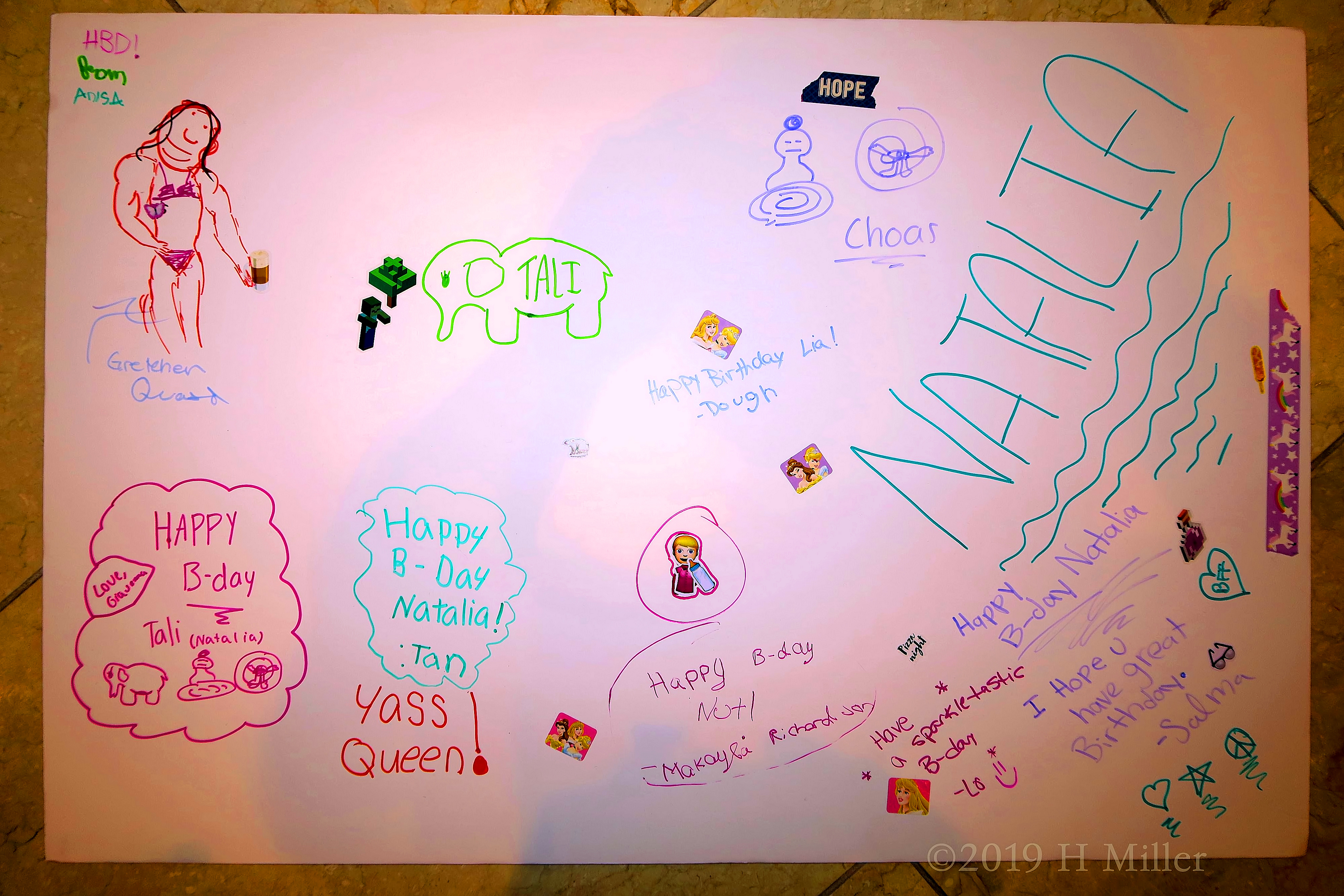 What A Pretty Spa Birthday Card They All Designed For Natalia! What A Pretty Spa Birthday Card They All Designed For Natalia!