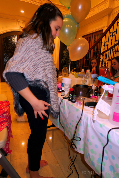 This Spa Party Guest Pensively Decides What Kids Craft To Make Next! This Spa Party Guest Pensively Decides What Kids Craft To Make Next!