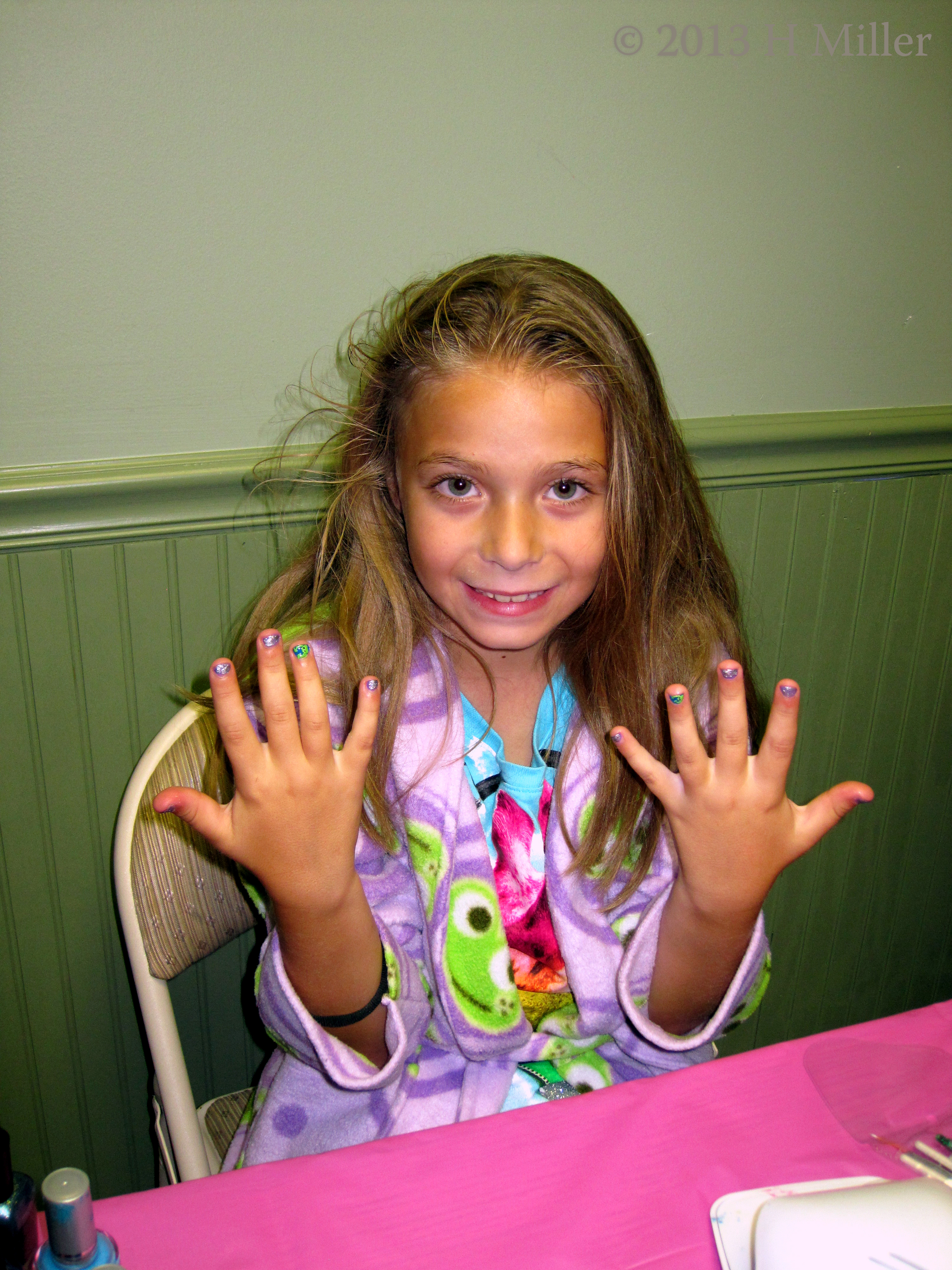 Nail Art Completed! Nail Art Completed!