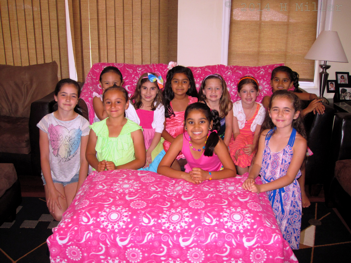 Group Photo For Navya's Spa Party 