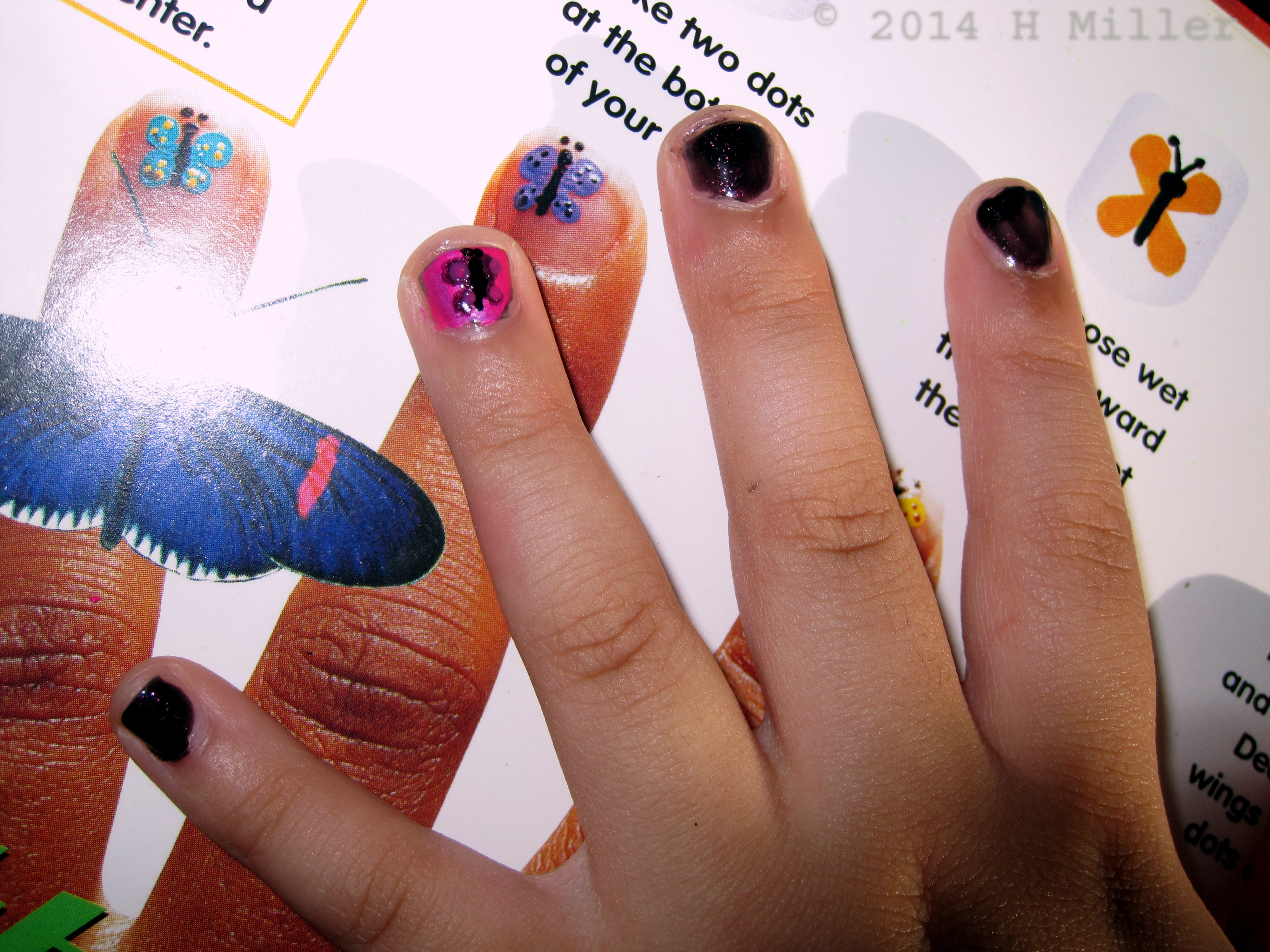 Butterfly Nail Art. Butterfly Nail Art.