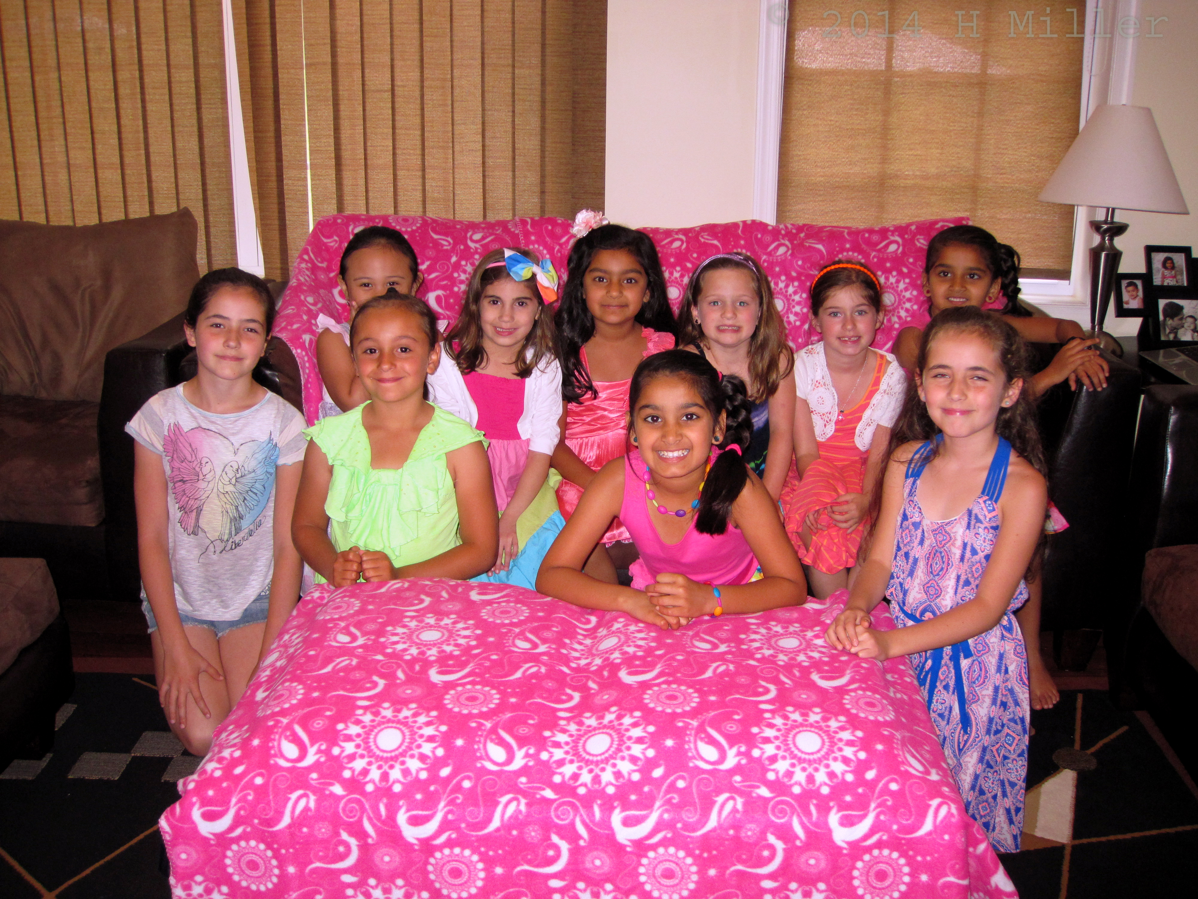 Group Photo For Navya's Spa Party 