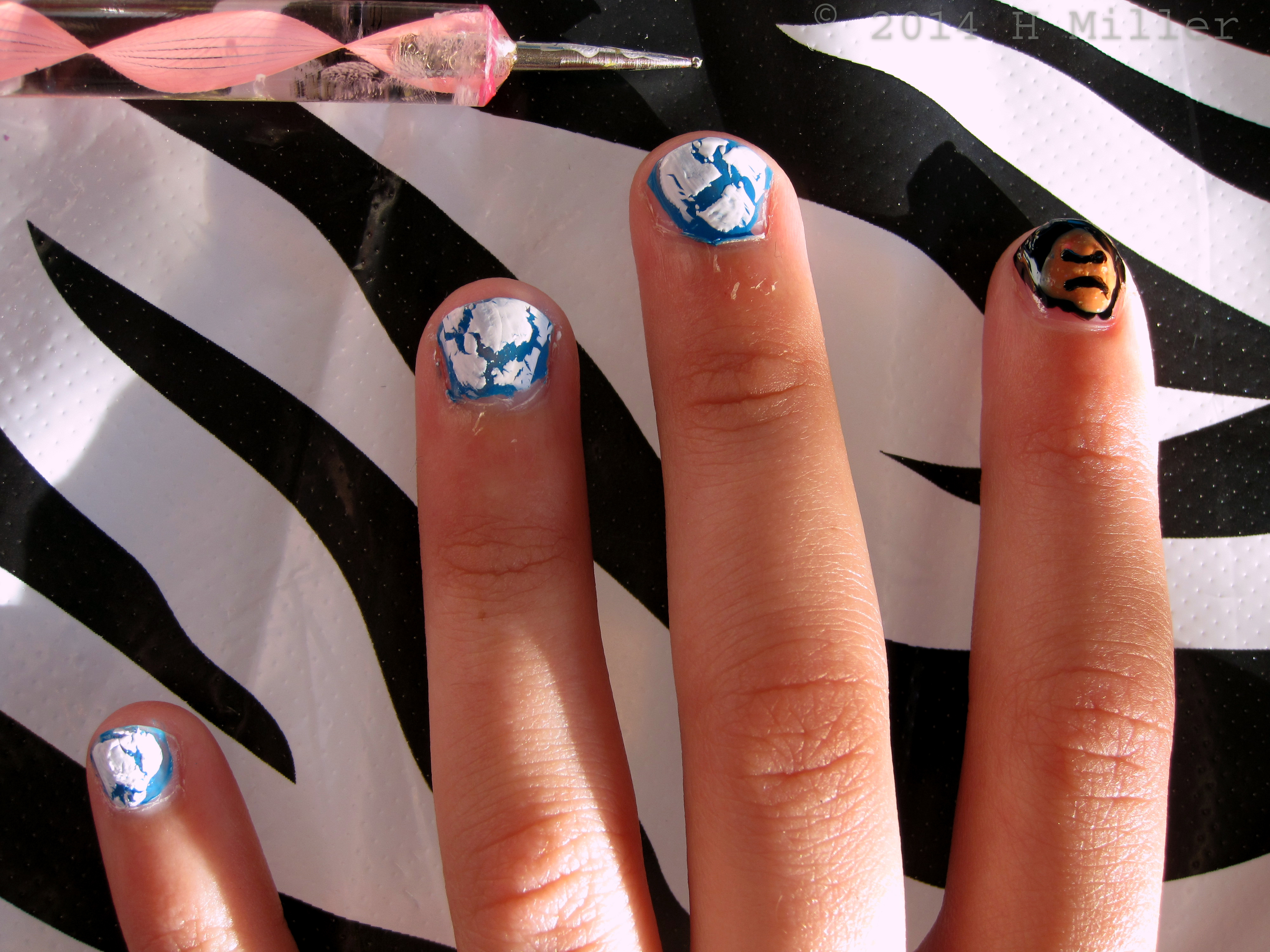 OPI Shatter Close Up Kids Nail Art OPI Shatter Close Up Kids Nail Art