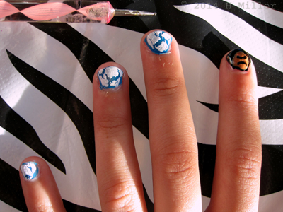 OPI Shatter Close Up Kids Nail Art OPI Shatter Close Up Kids Nail Art