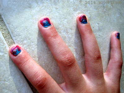 Swirling Color Blend Ombre Girls Spa Party Swirling Color Blend Ombre Girls Spa Party