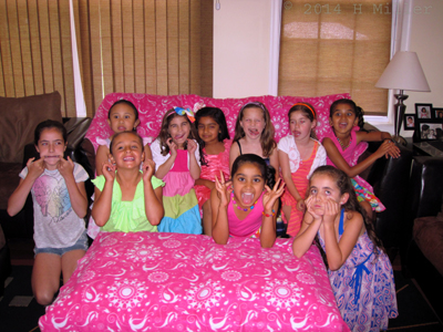 The Girls Making Silly Face The Girls Making Silly Face