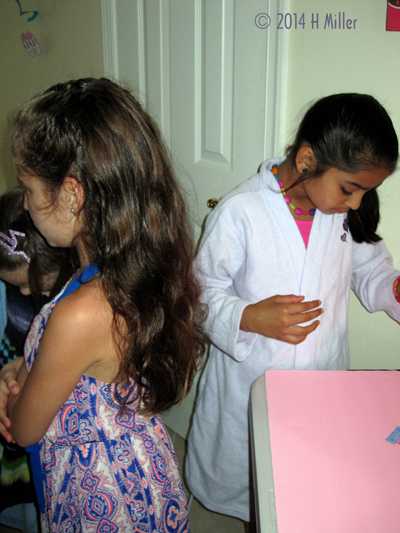 The Girls Put On Their Spa Robe The Girls Put On Their Spa Robe