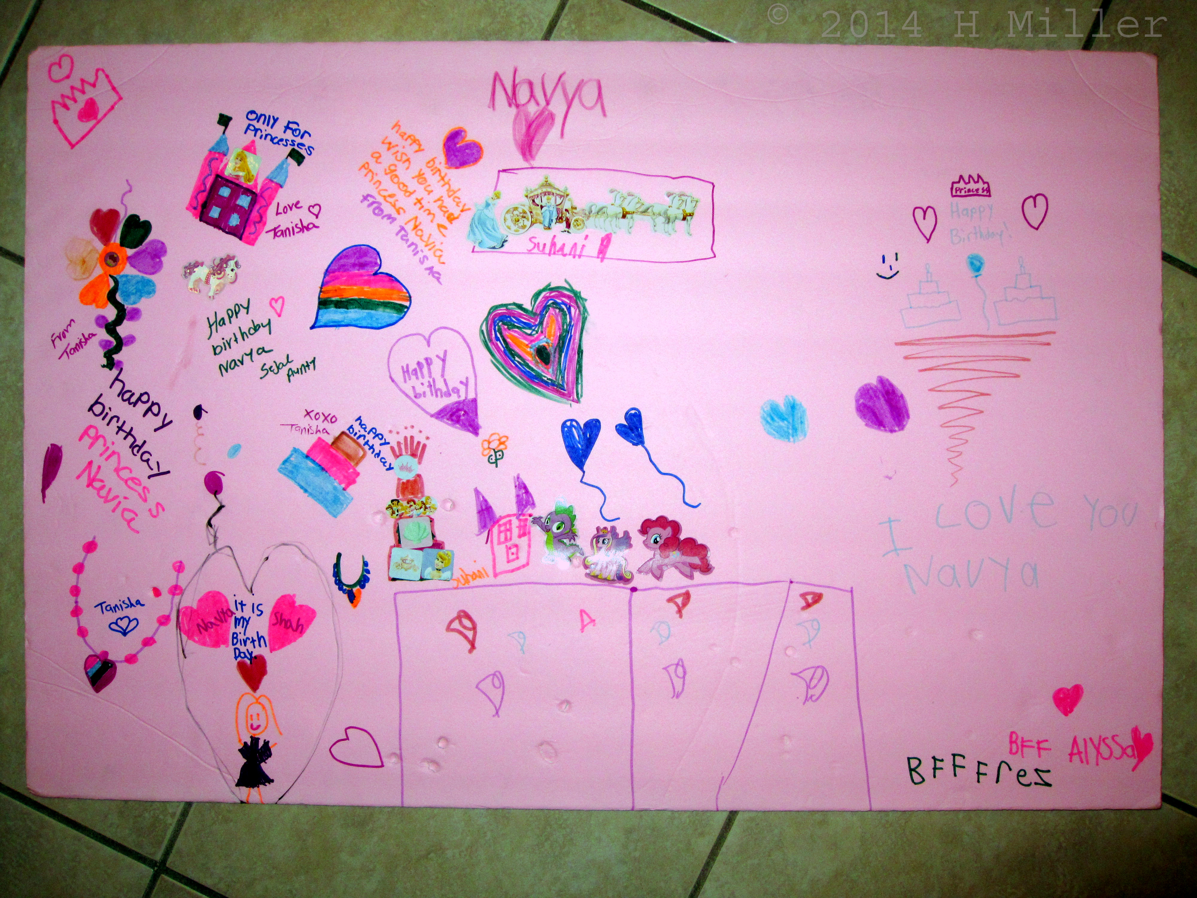 Spa Birthday Card For Navya's 6th Birthday!!!!! 