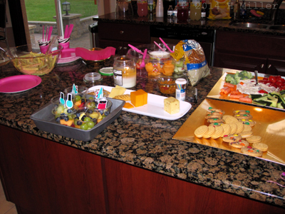 Snacks And Goodies Table
