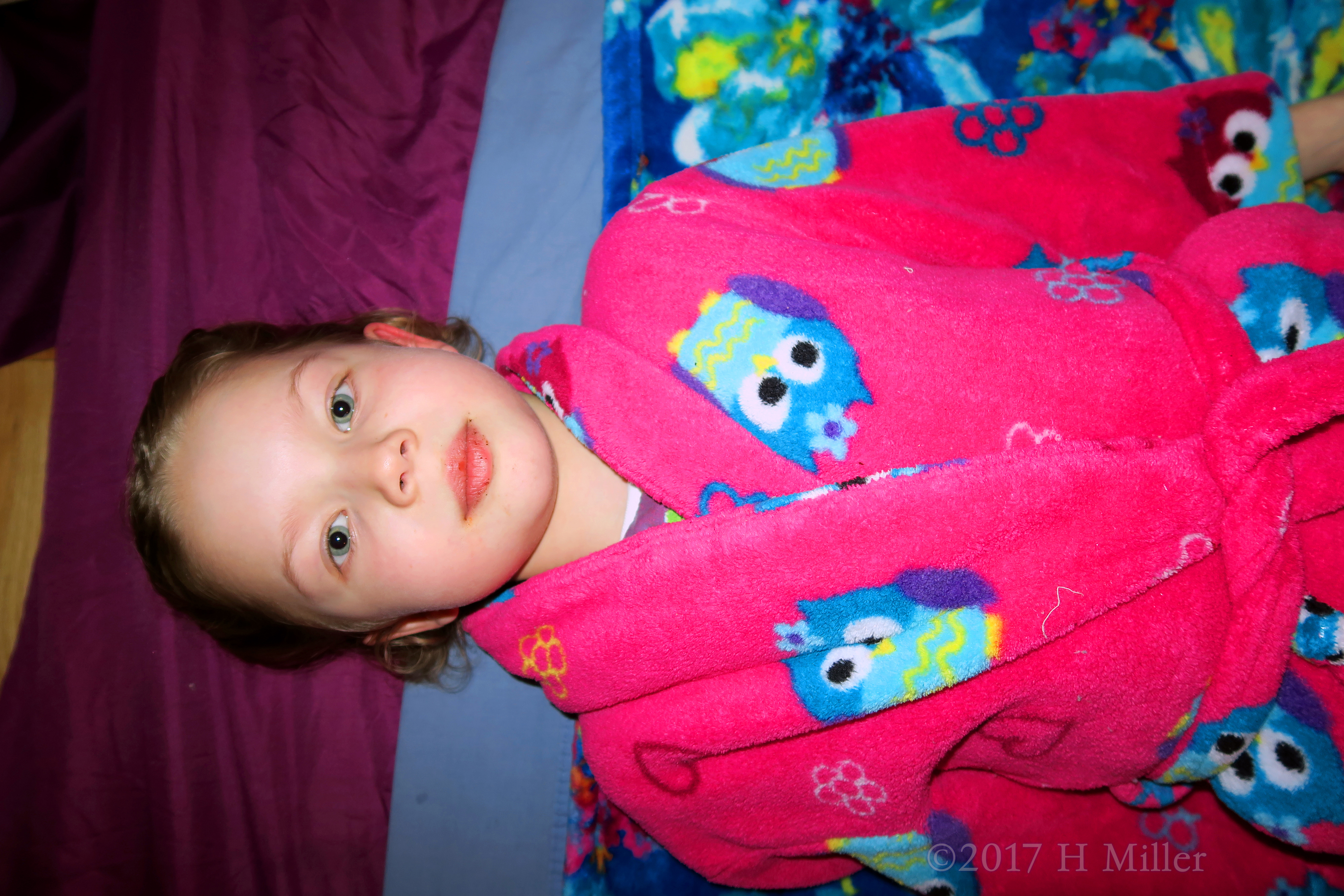 Before Her Kids Facial. Before Her Kids Facial.