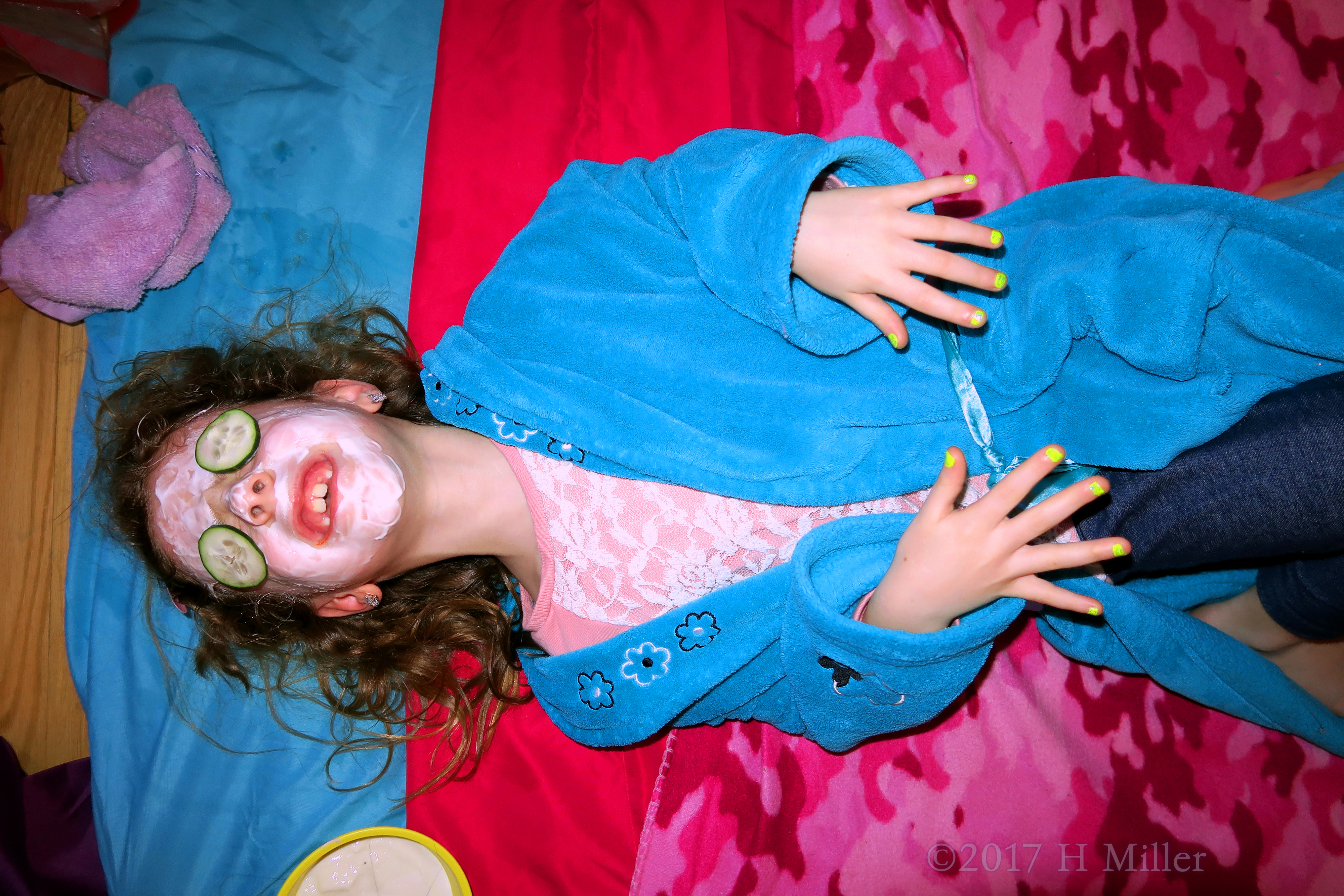 Laughing During Her Facial For Girls! Laughing During Her Facial For Girls!