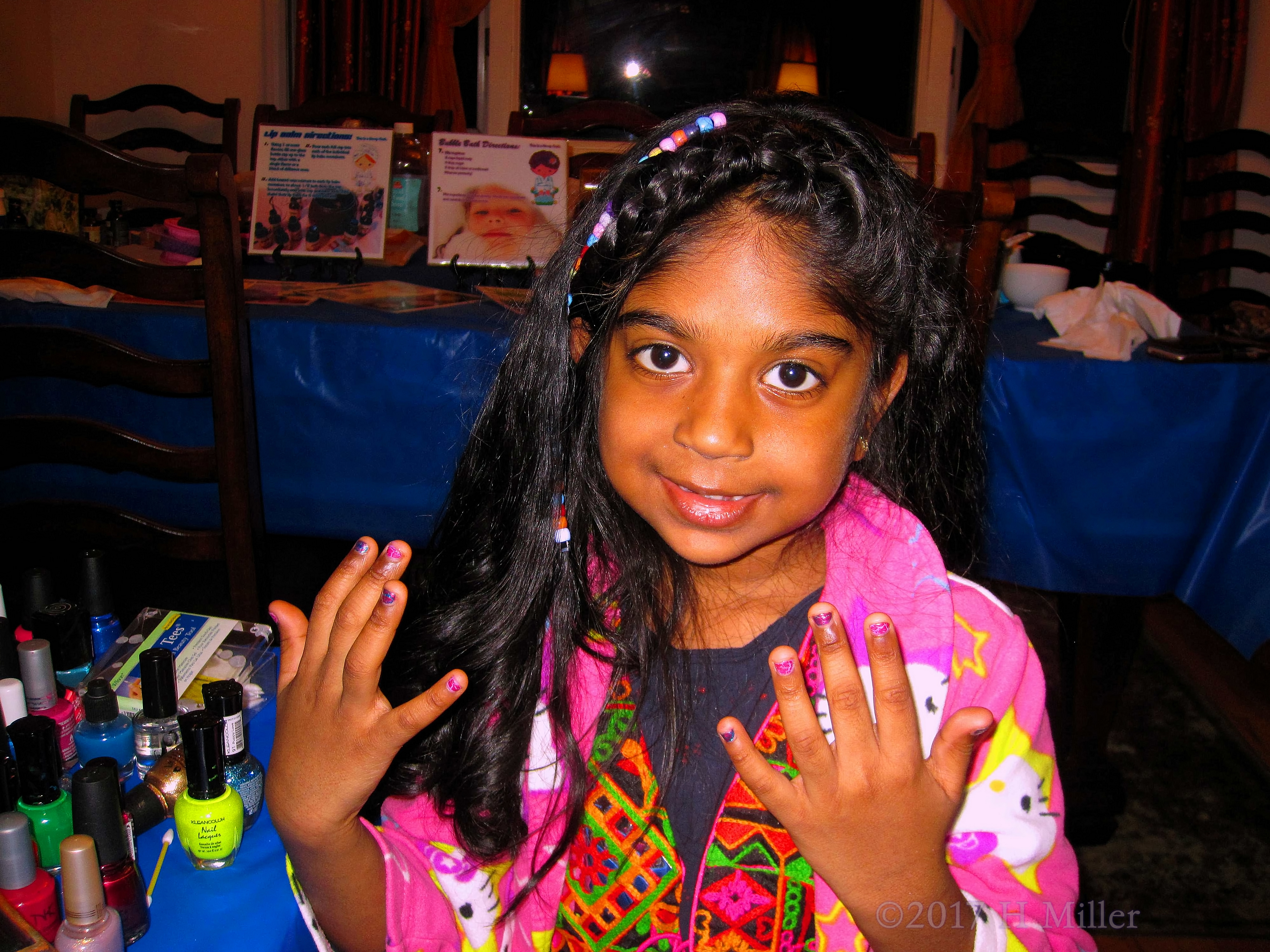 The Birthday Girl Loves Her New Kids Mini Mani! The Birthday Girl Loves Her New Kids Mini Mani!