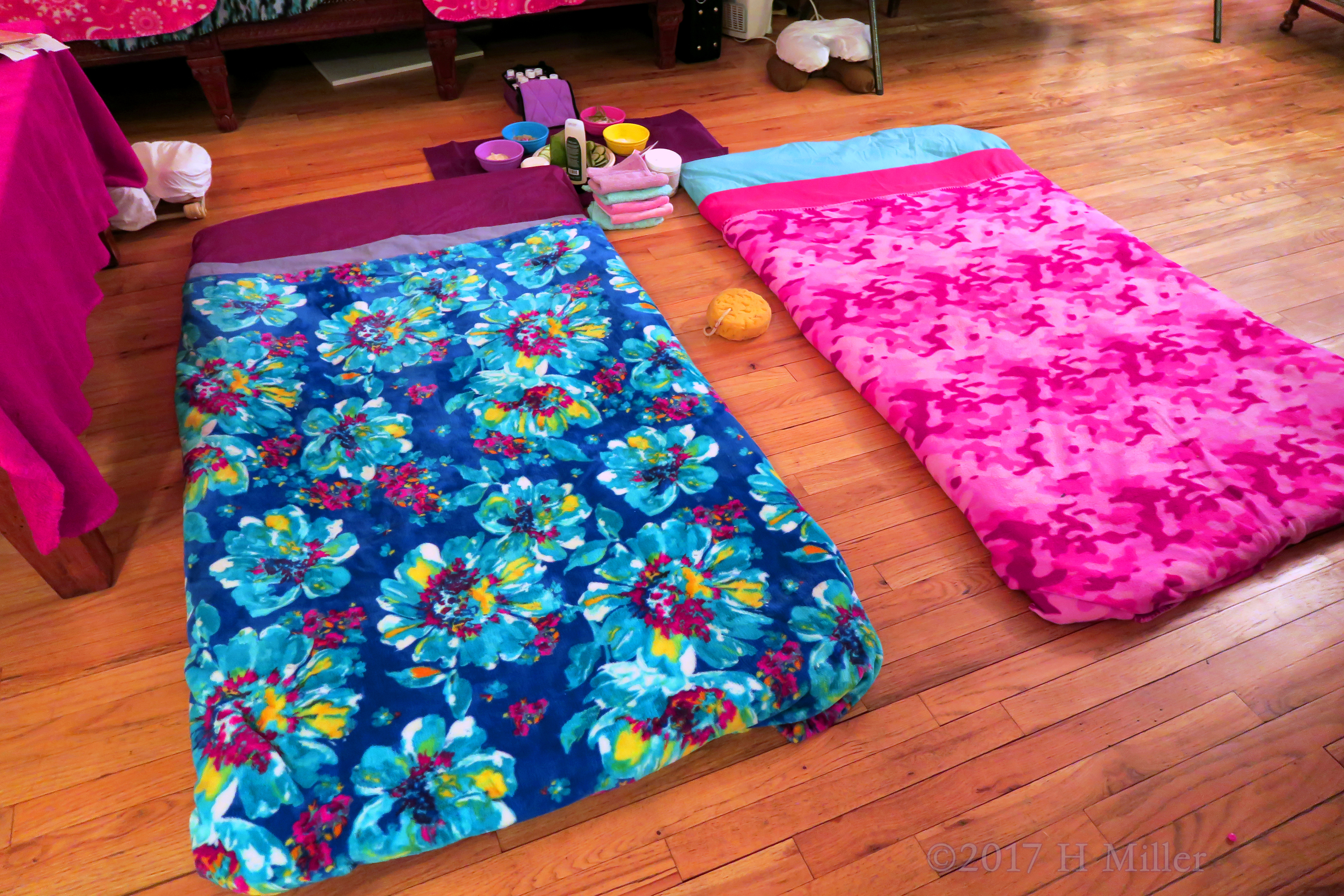 The Kids Facials And Massages Area. The Kids Facials And Massages Area.