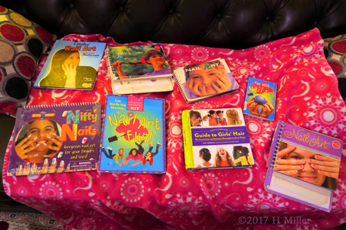 The Nail Art Books Ready To Give The Girls Ideas At The Spa! The Nail Art Books Ready To Give The Girls Ideas At The Spa!