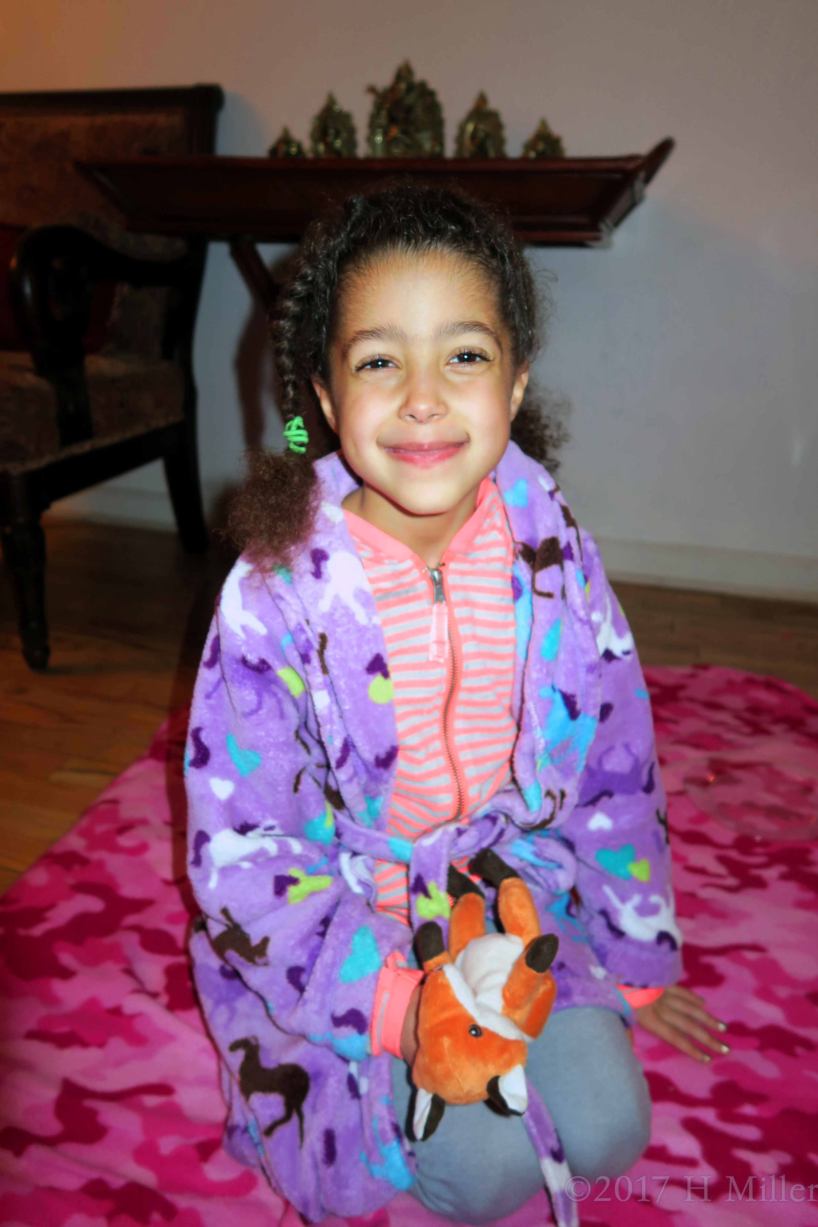 Big Smiles After Her Kids Facial! Big Smiles After Her Kids Facial!