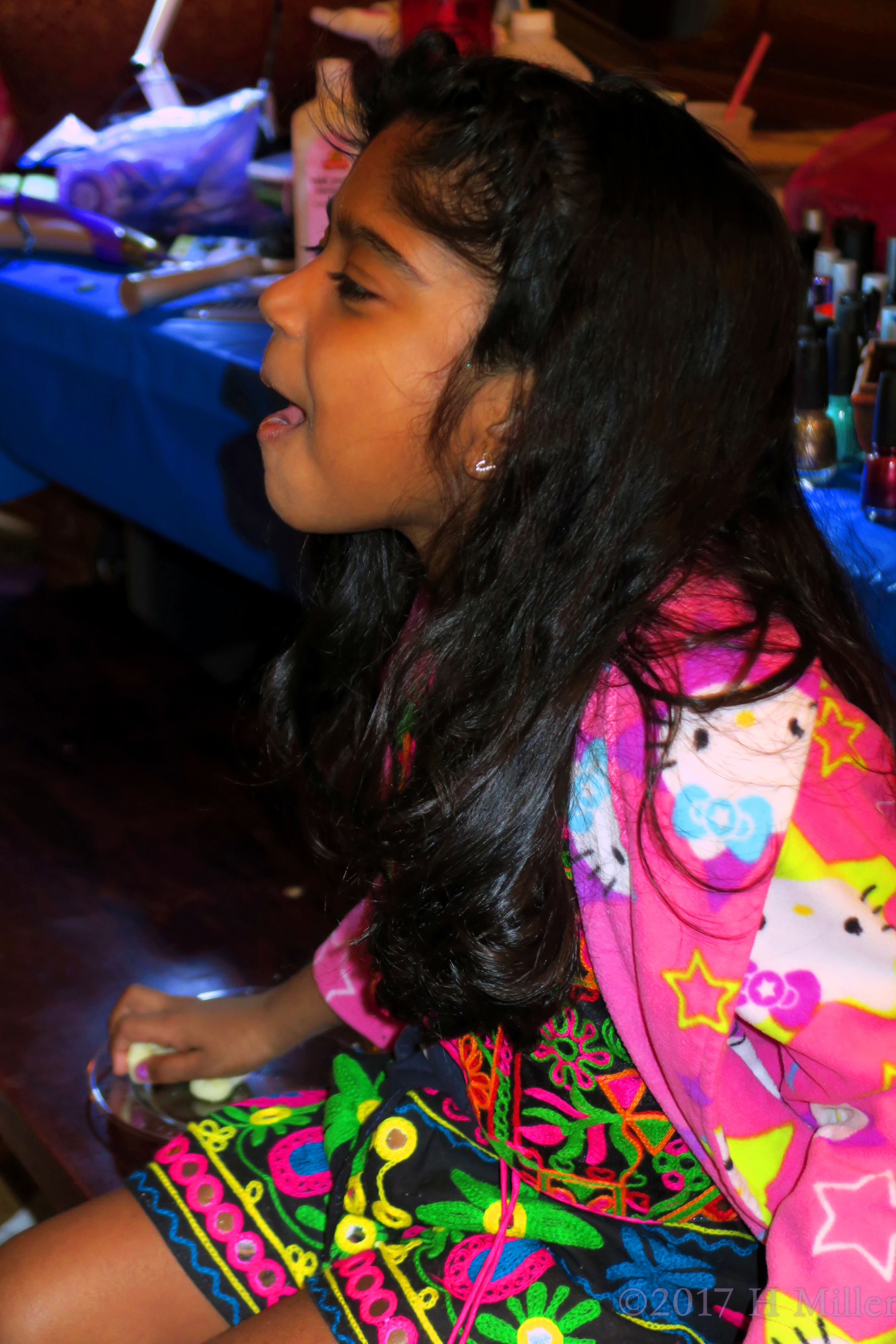 The Birthday Girl Is Loving Her Kids Spa Party! The Birthday Girl Is Loving Her Kids Spa Party!